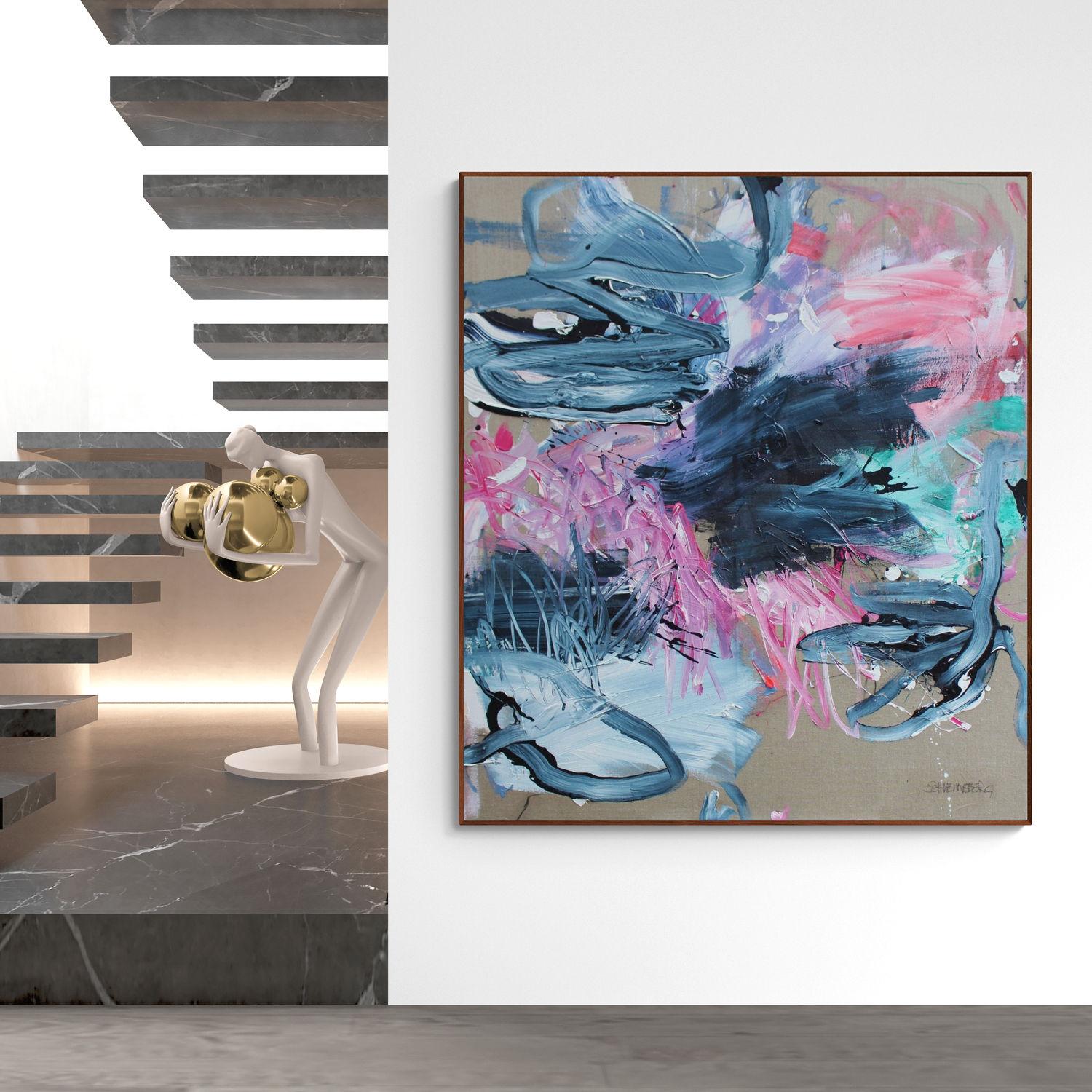 Drama Queen (Pintura abstracta) - Painting Expresionismo abstracto de Daniela Schweinsberg