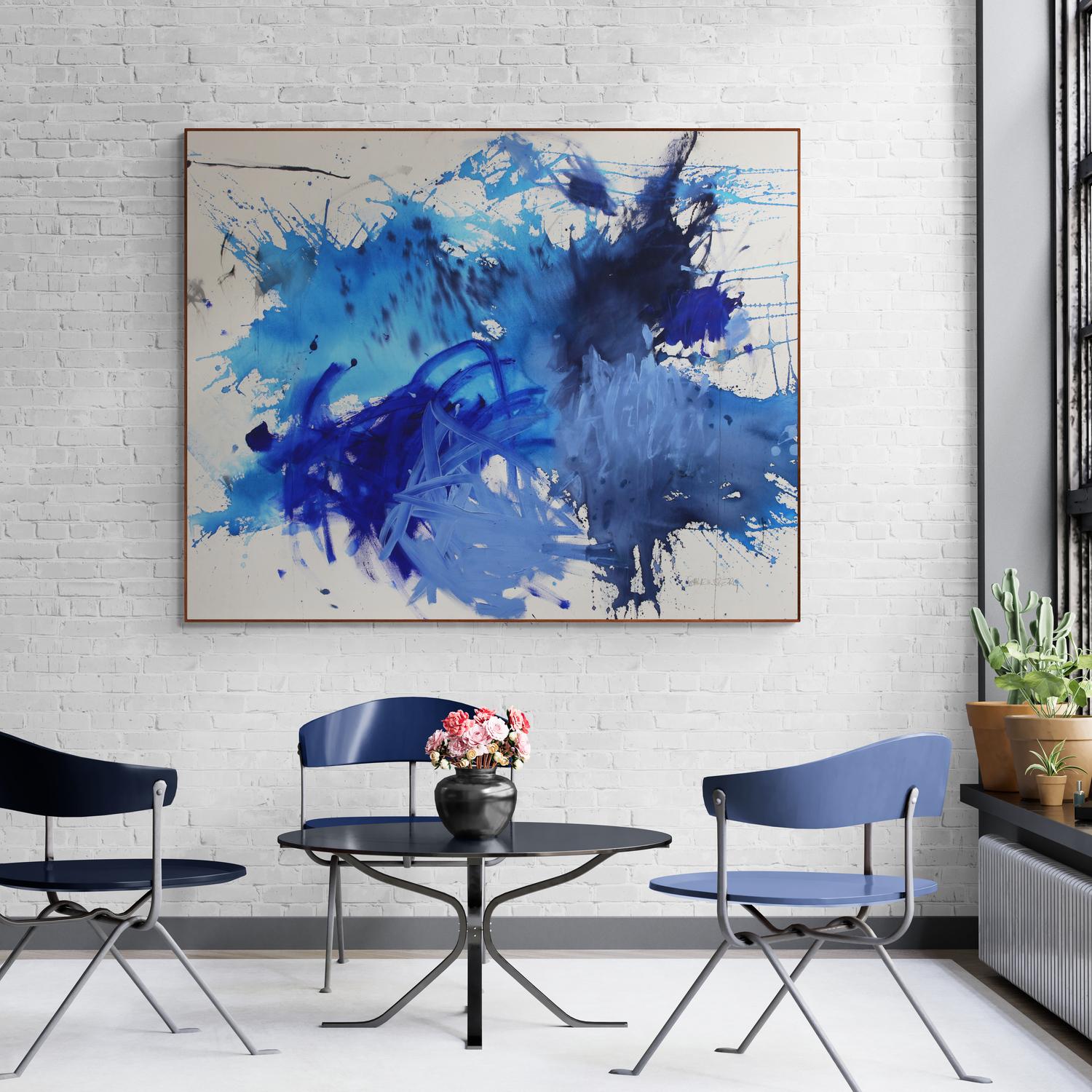 Todo va a ir bien (Pintura abstracta) - Painting Abstracto de Daniela Schweinsberg