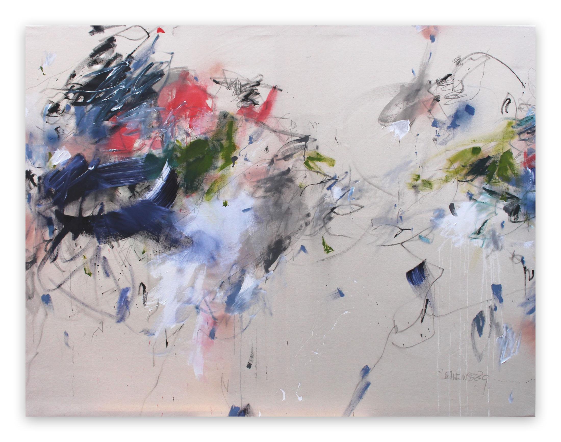Daniela Schweinsberg Abstract Painting - Feeling light and free (Abstract painting)