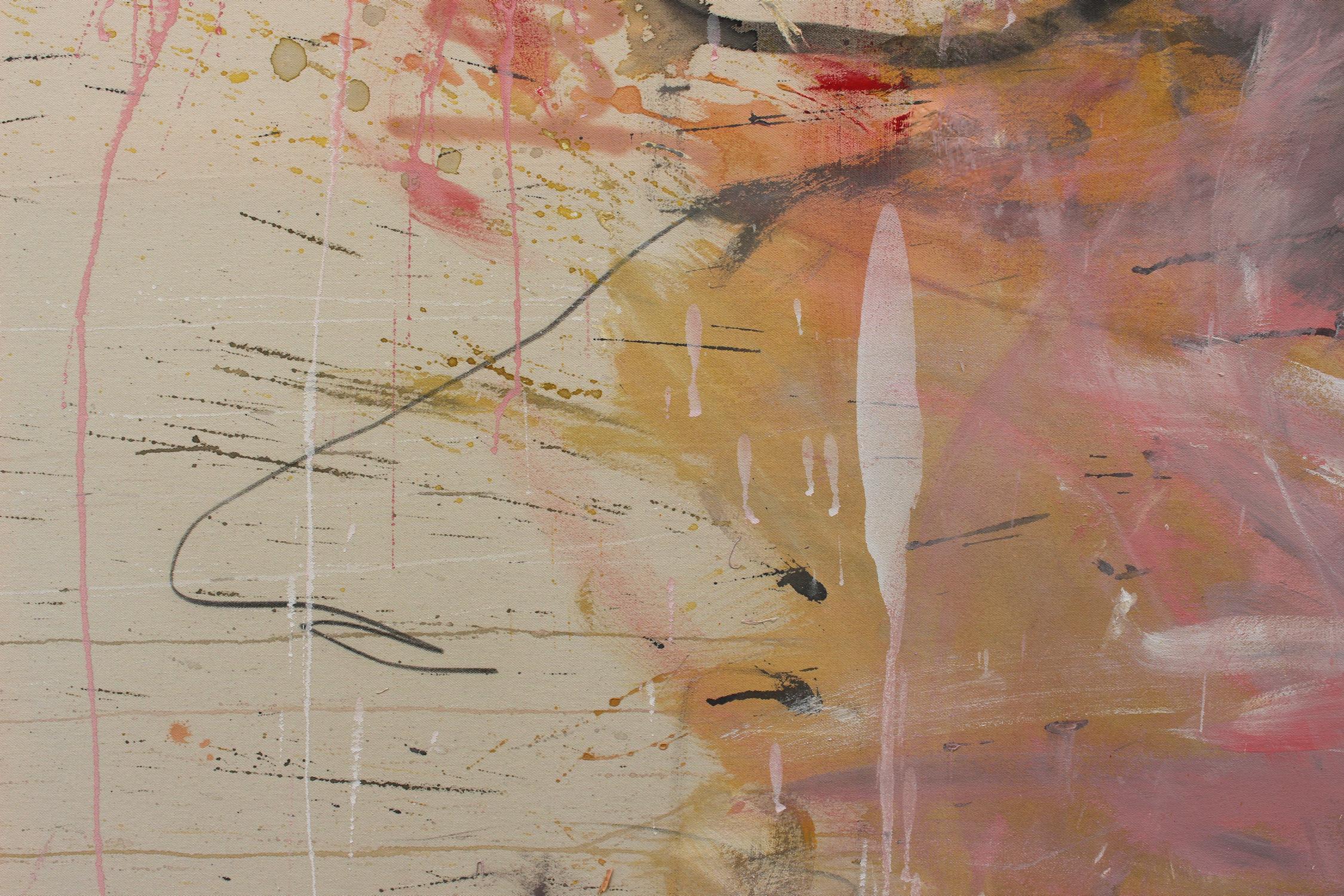 Chuchotements gestuels (peinture abstraite) en vente 3