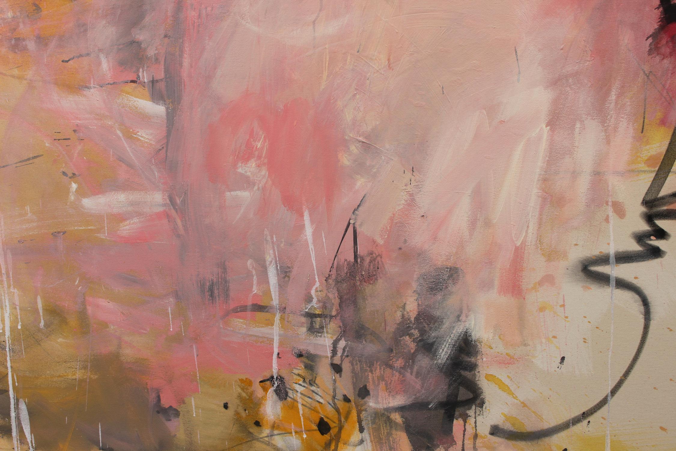 Chuchotements gestuels (peinture abstraite) en vente 4