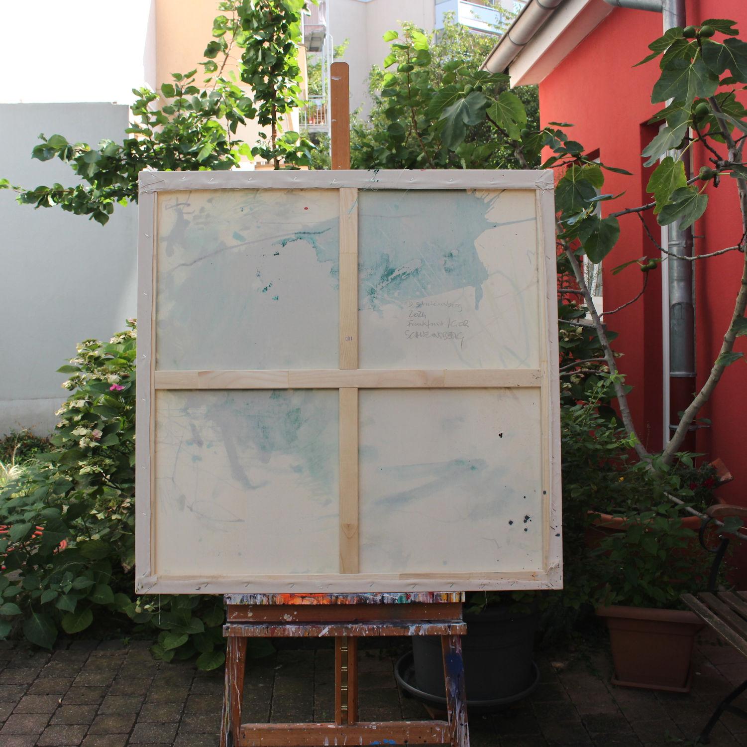 Habitat (Dove vive il verde) (Pittura astratta) in vendita 8