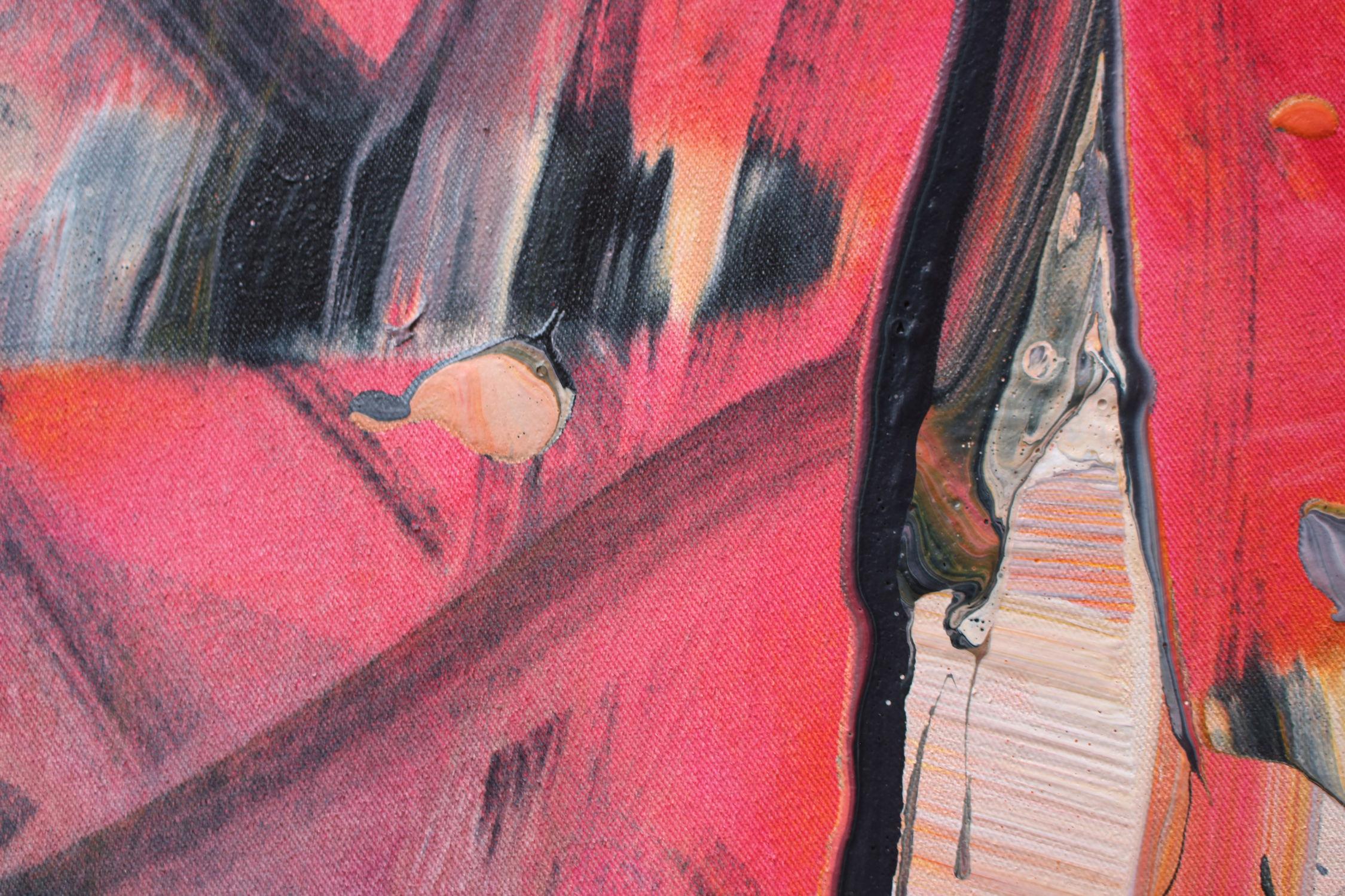 Ti amo ma mi fai impazzire (pittura astratta) in vendita 1