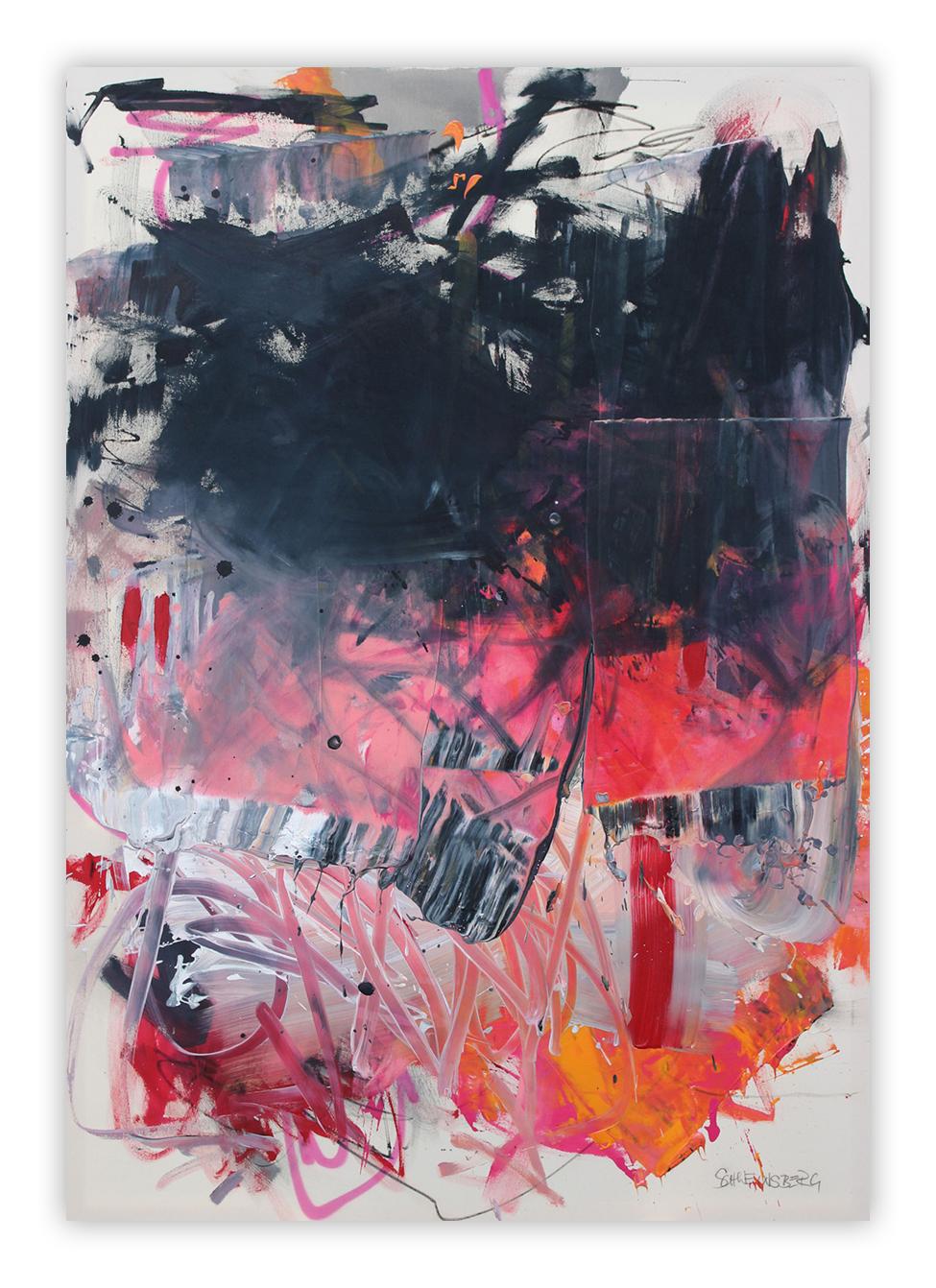Abstract Painting di Daniela Schweinsberg - Ti amo ma mi fai impazzire (pittura astratta)