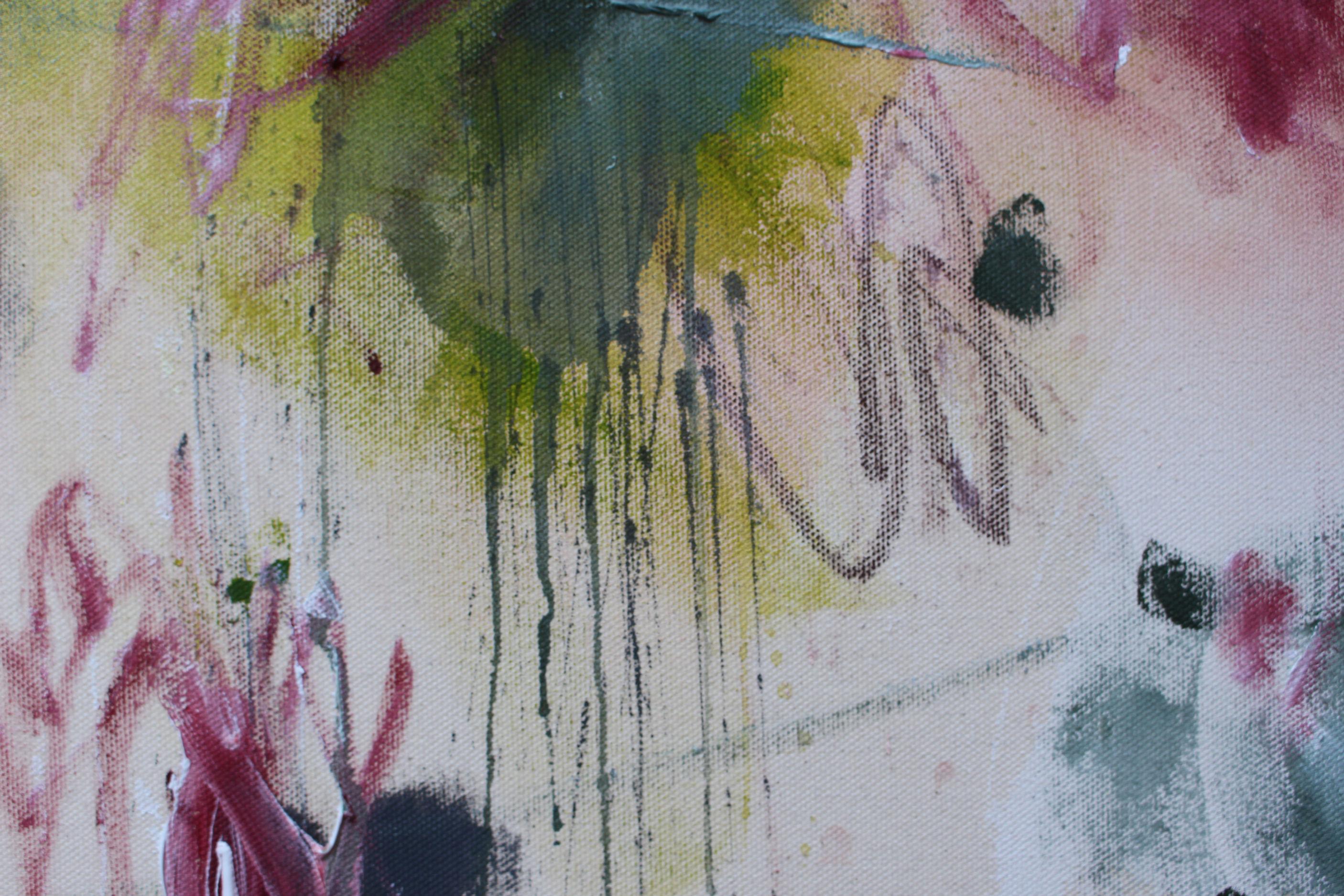 Voglio tutte le rose (Pittura astratta) in vendita 7