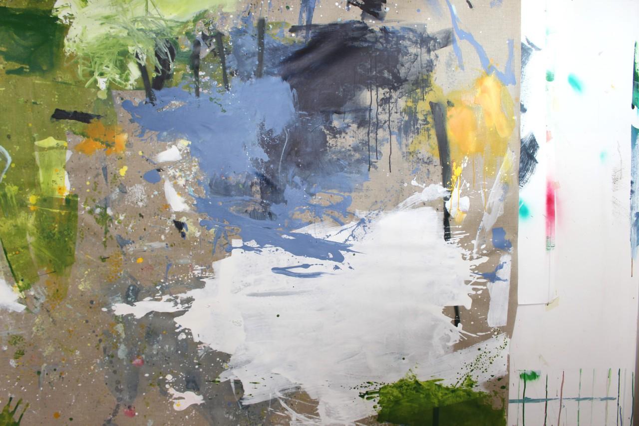 Interstellar Voyage II (pittura dell'Espressionismo astratto) 3