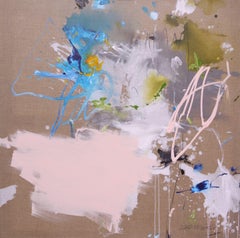 Listen to the Colour #4 (Nymphaea - Water Lily), Painting, Acrylic on Canvas