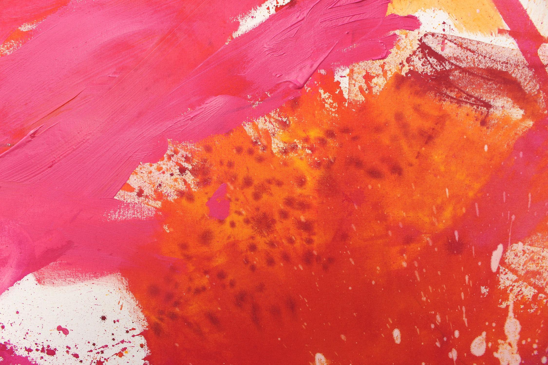 Pink Is The New Black IV (Pittura astratta) in vendita 8