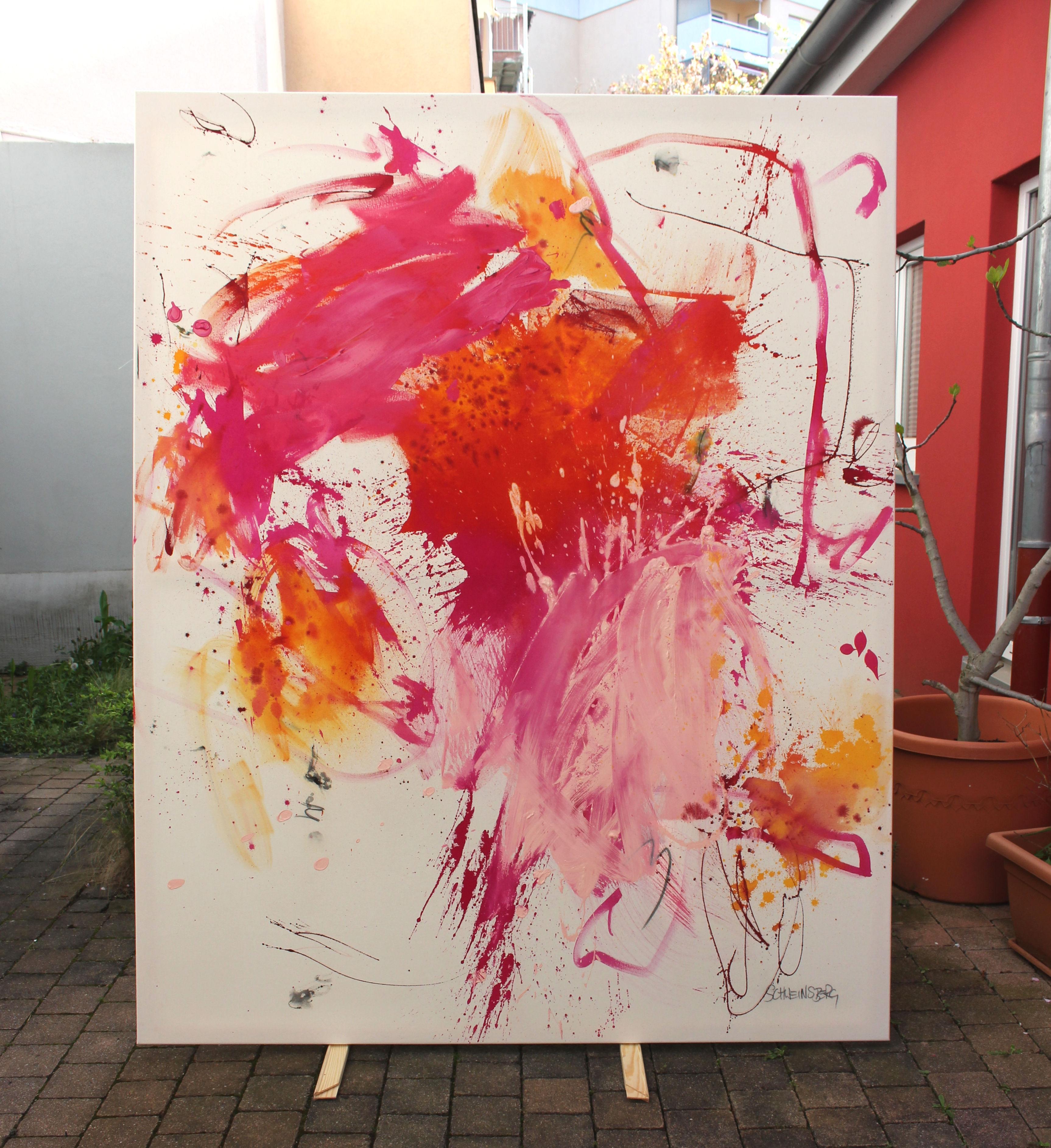 Pink Is The New Black IV (Pittura astratta) in vendita 10