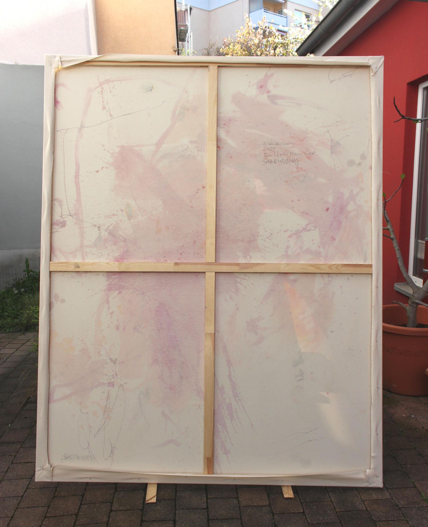Pink Is The New Black IV (Pittura astratta) in vendita 12