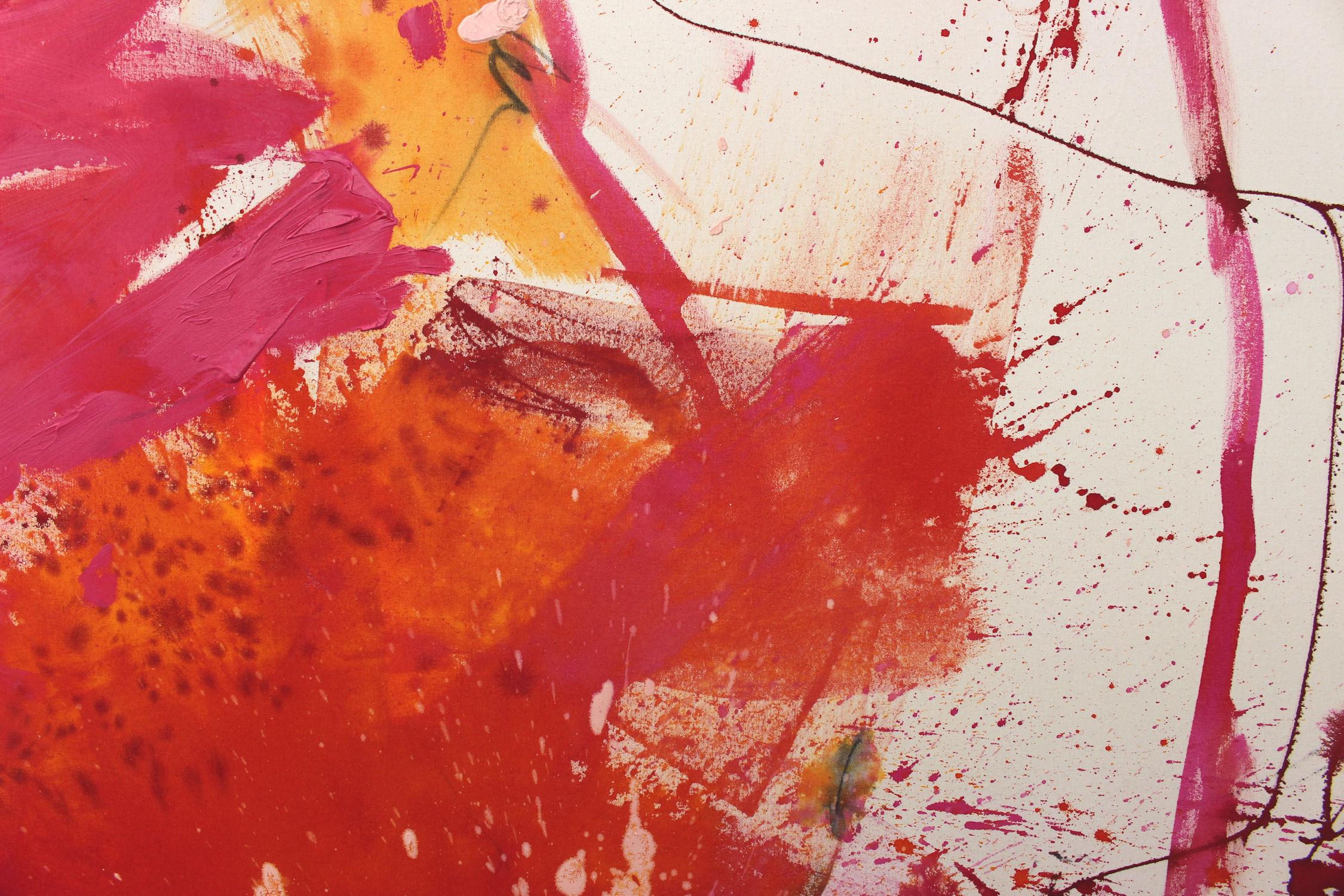 Pink Is The New Black IV (Pittura astratta) in vendita 2