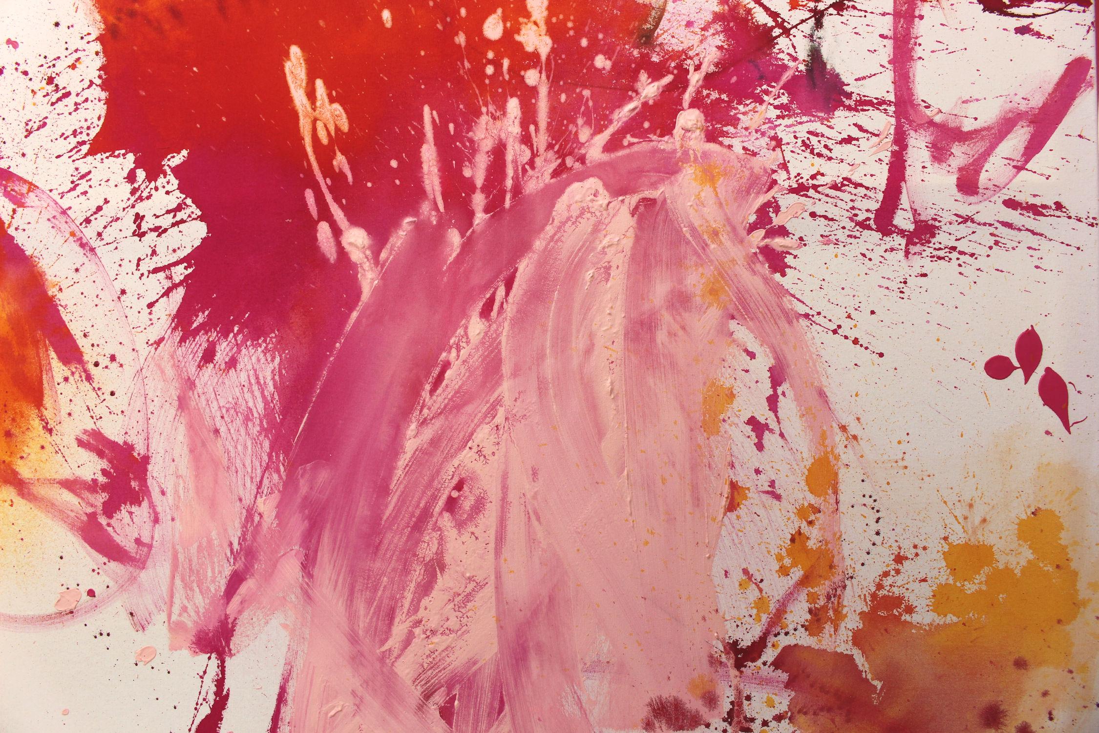Pink Is The New Black IV (Pittura astratta) in vendita 3
