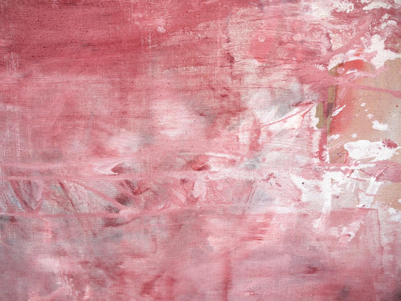 « Pink Noise » (peinture expressionniste abstraite) en vente 3