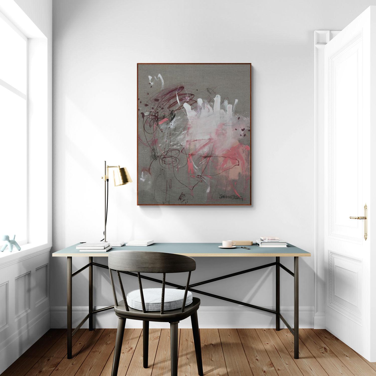 Soliloquio (Nuevos comienzos) (Pintura abstracta) - Painting de Daniela Schweinsberg