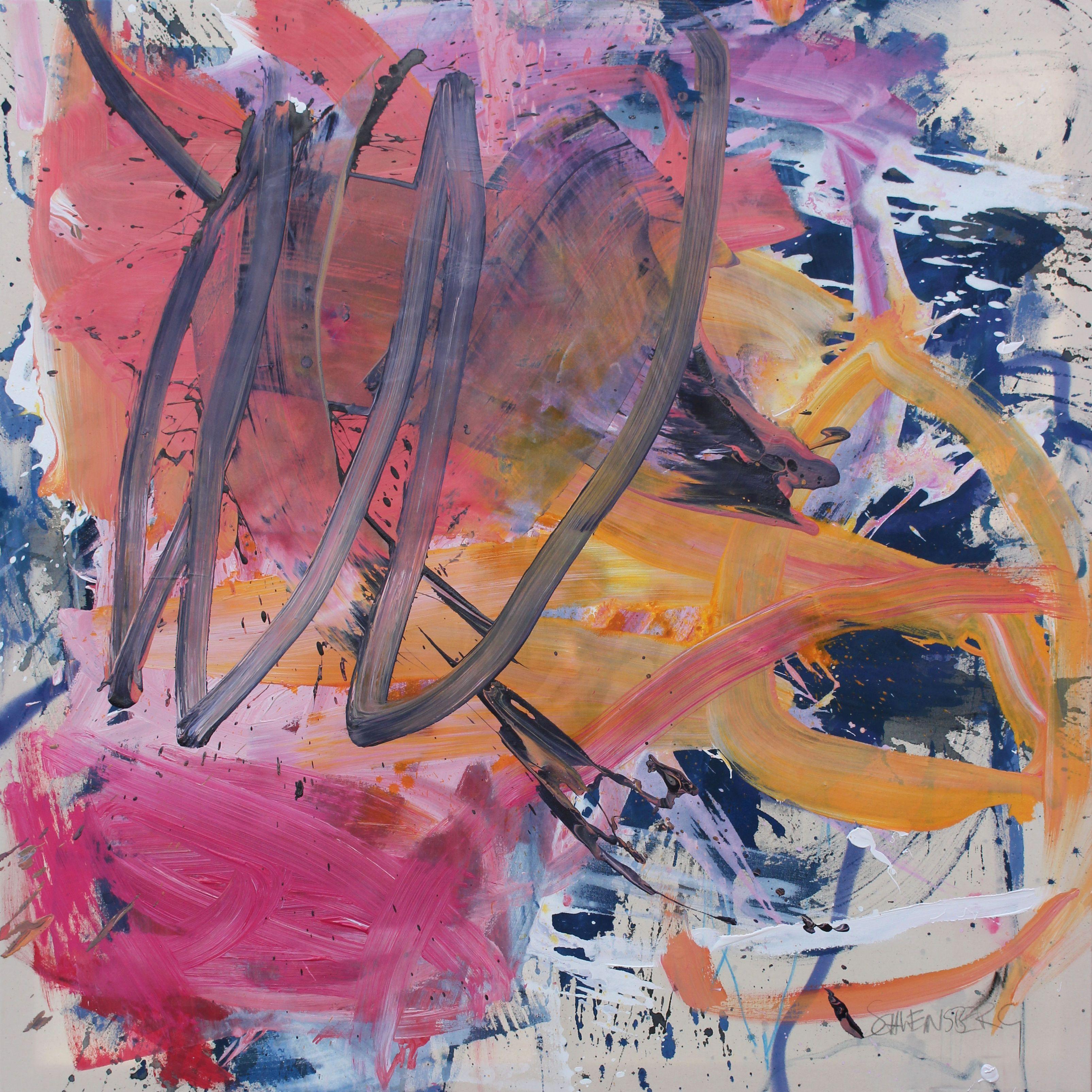 Daniela Schweinsberg Abstract Painting - SUMMERFRUITS (WATERMELON), Painting, Acrylic on Canvas