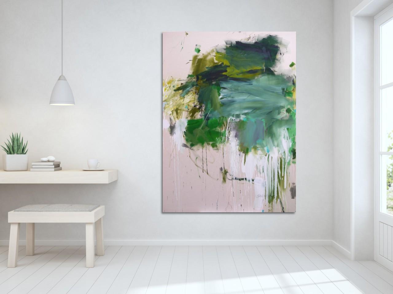 The Color of Hope (Abstrakte Malerei des Expressionismus) (Abstrakter Expressionismus), Painting, von Daniela Schweinsberg