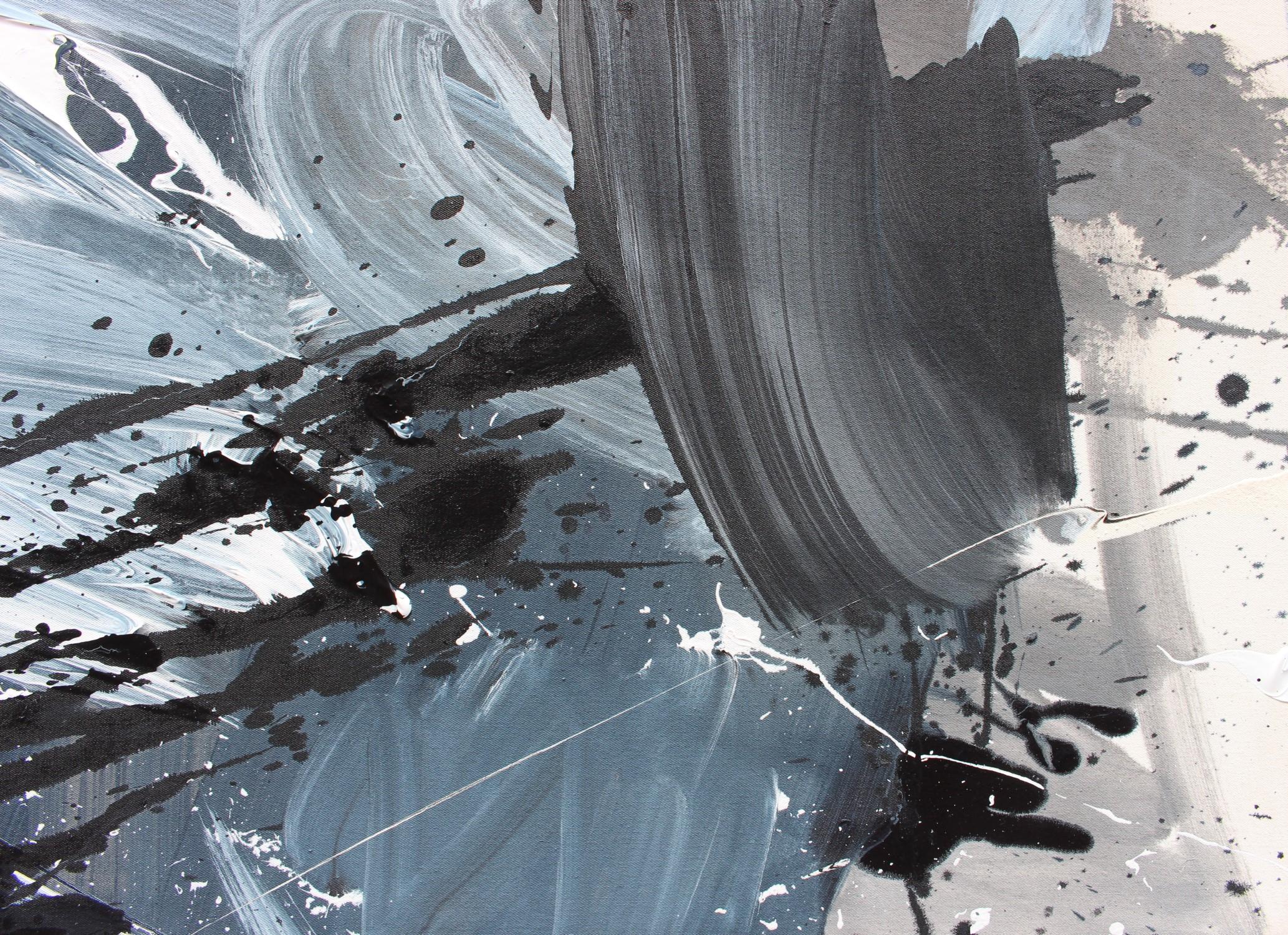 Se avecina un frente de tormenta (Pintura abstracta) en venta 2
