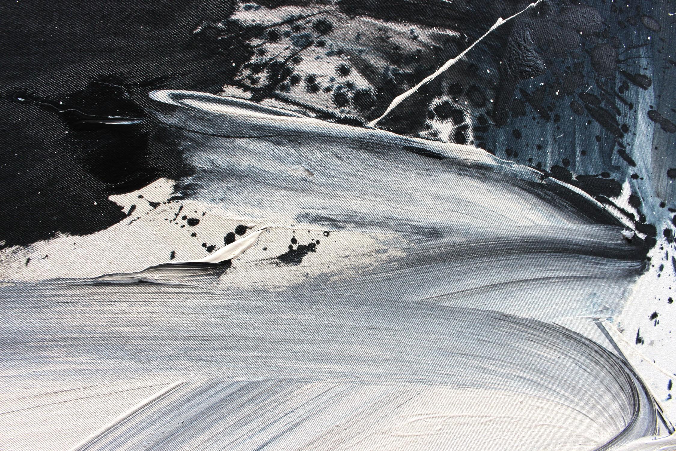 Se avecina un frente de tormenta (Pintura abstracta) en venta 3
