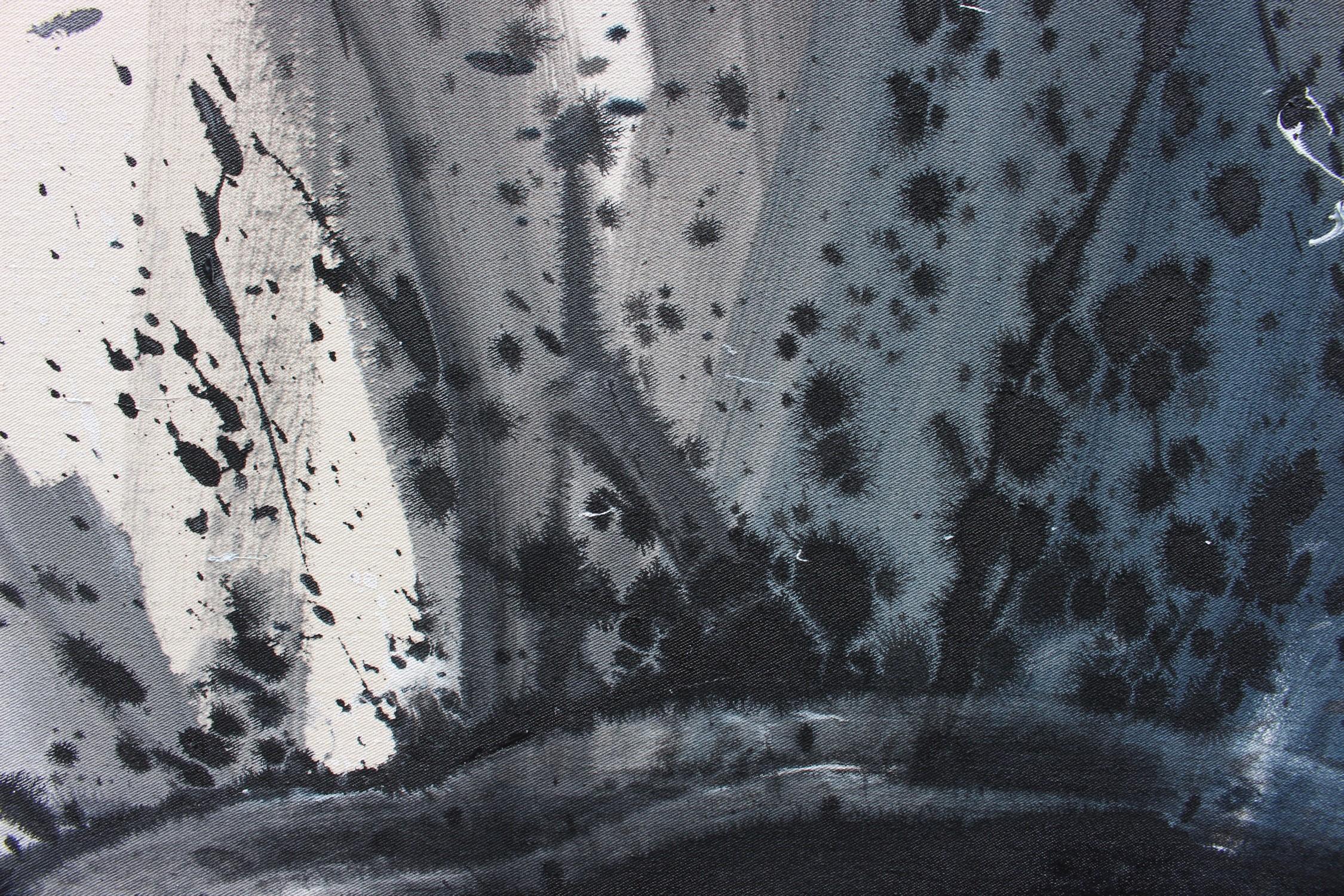 Se avecina un frente de tormenta (Pintura abstracta) en venta 4