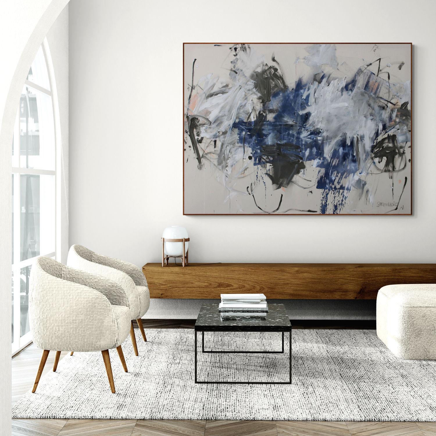 Todos estamos buscando (Pintura abstracta) - Painting de Daniela Schweinsberg