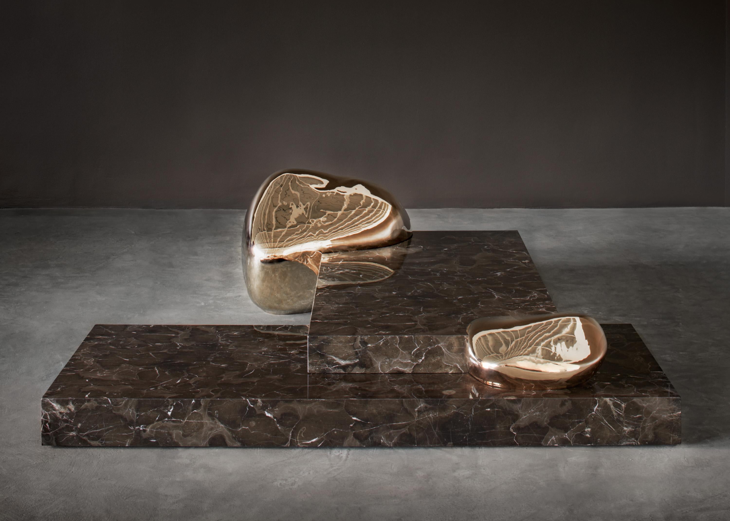 Moderne Table basse Metalithoid de Daniele Albright, 2018 en vente
