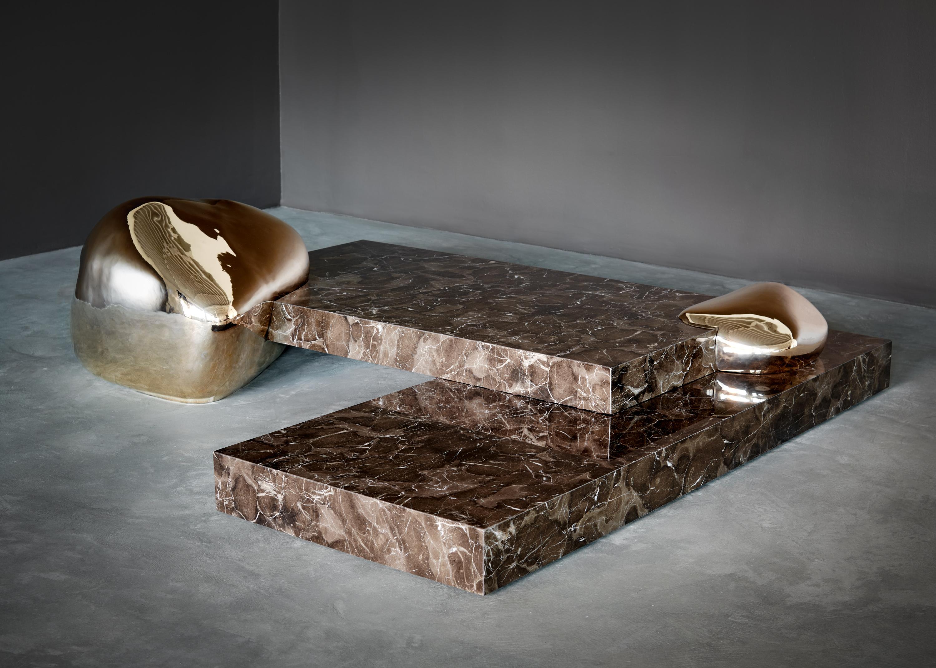 Américain Table basse Metalithoid de Daniele Albright, 2018 en vente