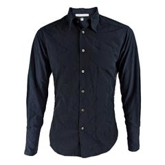 Daniele Alessandrini Preowned Mens Embroidered Party Shirt