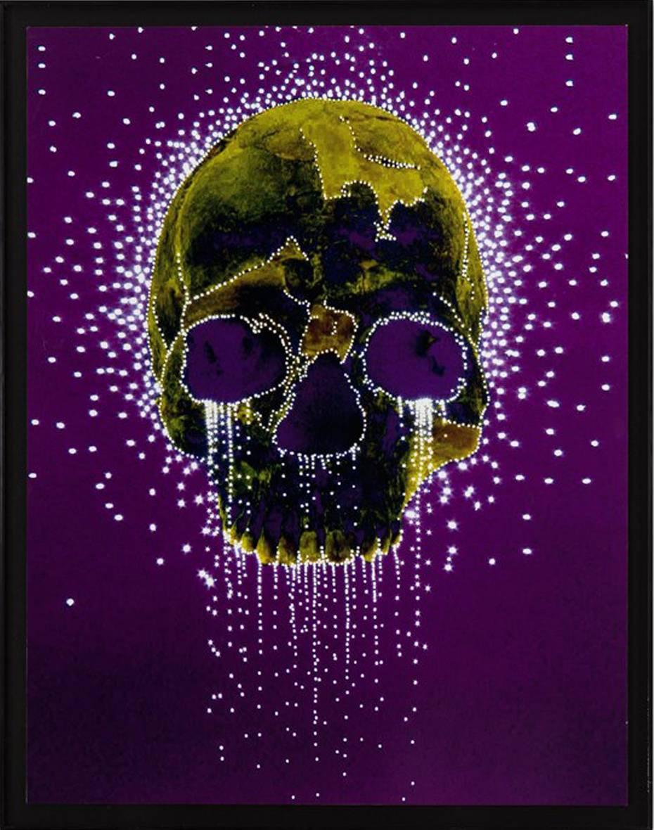 Daniele Buetti (born 1955) - Swiss conceptual artist
White Tears on Skull, 2007
Medium: C-print on Kodak paper
Dimensions: 70 x 50 cm
Edition of 50: Hand-signed and numbered on label
Condition: Excellent

"Without doubt, light is the most seductive