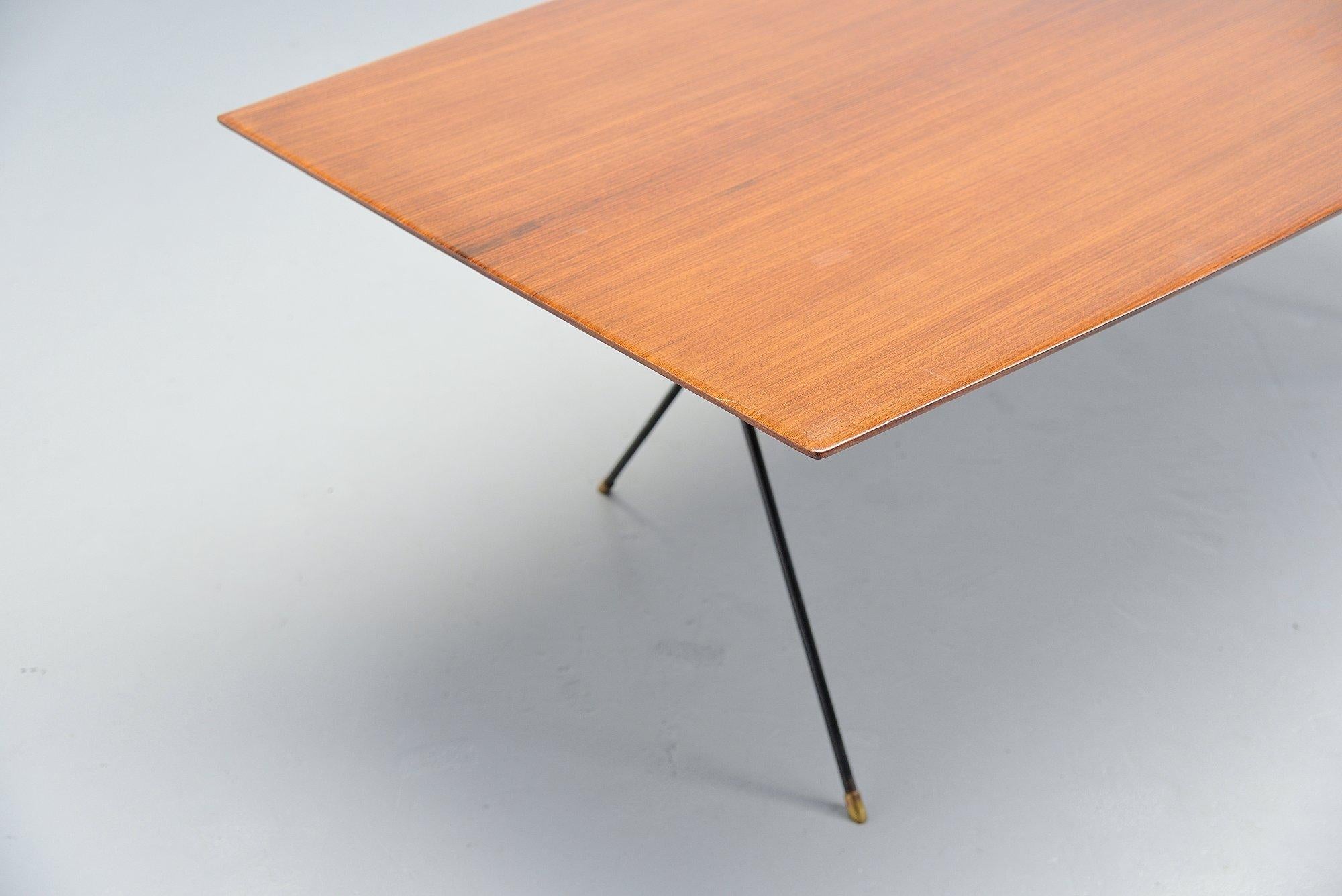Daniele Calabi Writing Desk Table, Italy, 1950 In Good Condition In Roosendaal, Noord Brabant