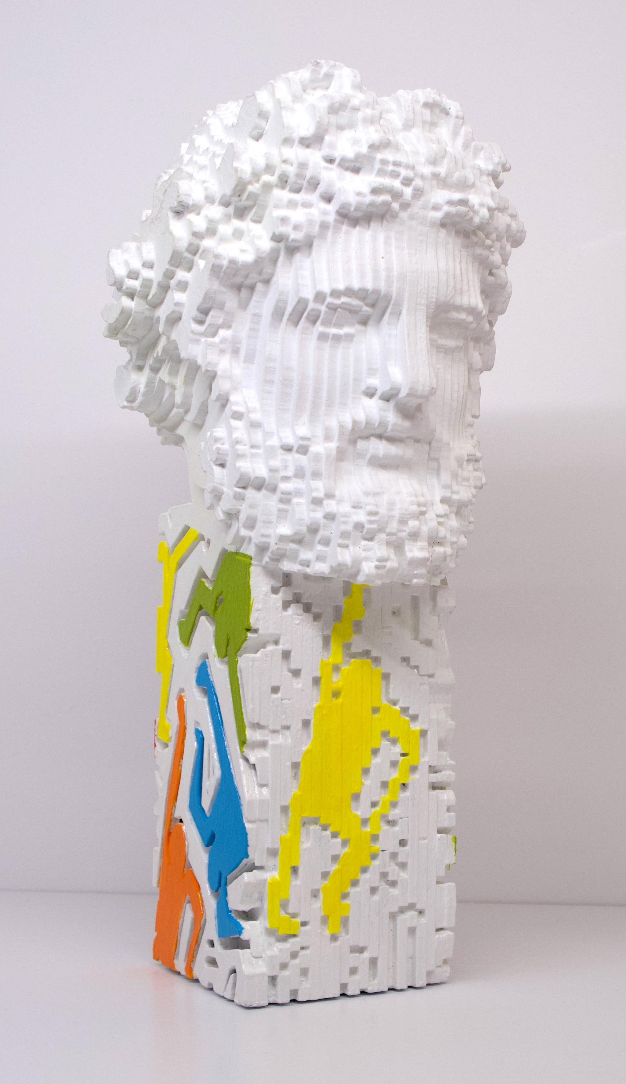  Daniele Fortuna Figurative Sculpture – Zeus Haring – Original-Skulptur