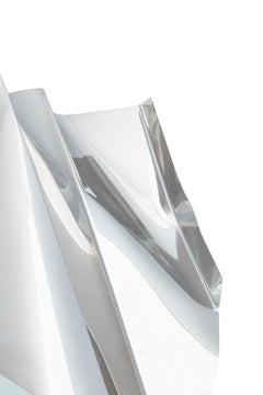 Daniele Sigalot, Clearly not a paperplane, 2021, Sculpture, silver