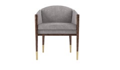 Danielle Chair with Gold-Plated Brass