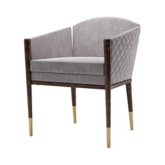 Danielle Chair with Gold-Plated Brass