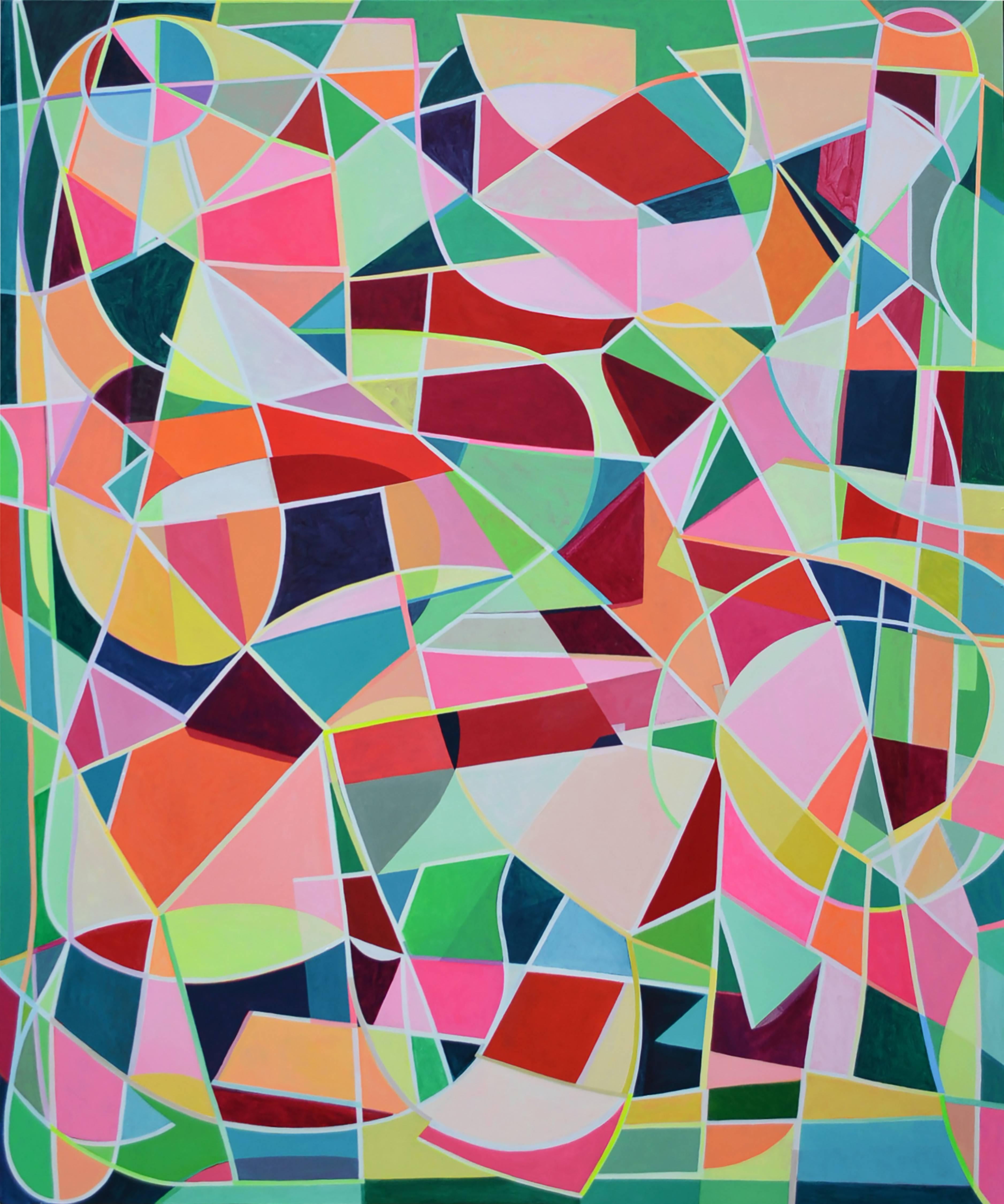Danielle Kimzey Abstract Painting - Dog-Eared