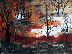 French Contemporary Art by Danielle Launay - Forêt Flamboyante