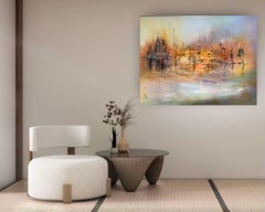 Arte contemporáneo francés de Danielle Maillet-Vila - La ciudad del rayo