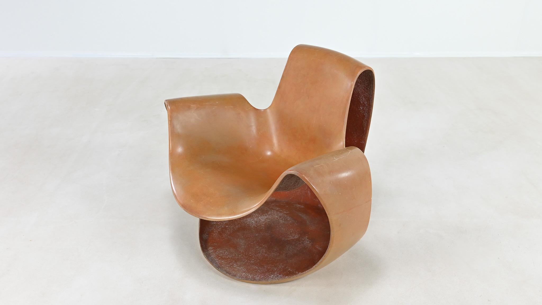 Danielle Quarante, Silla Albatros Para Aerotransportados, Fibra de vidrio, Resina Francia C.1965 en venta 7
