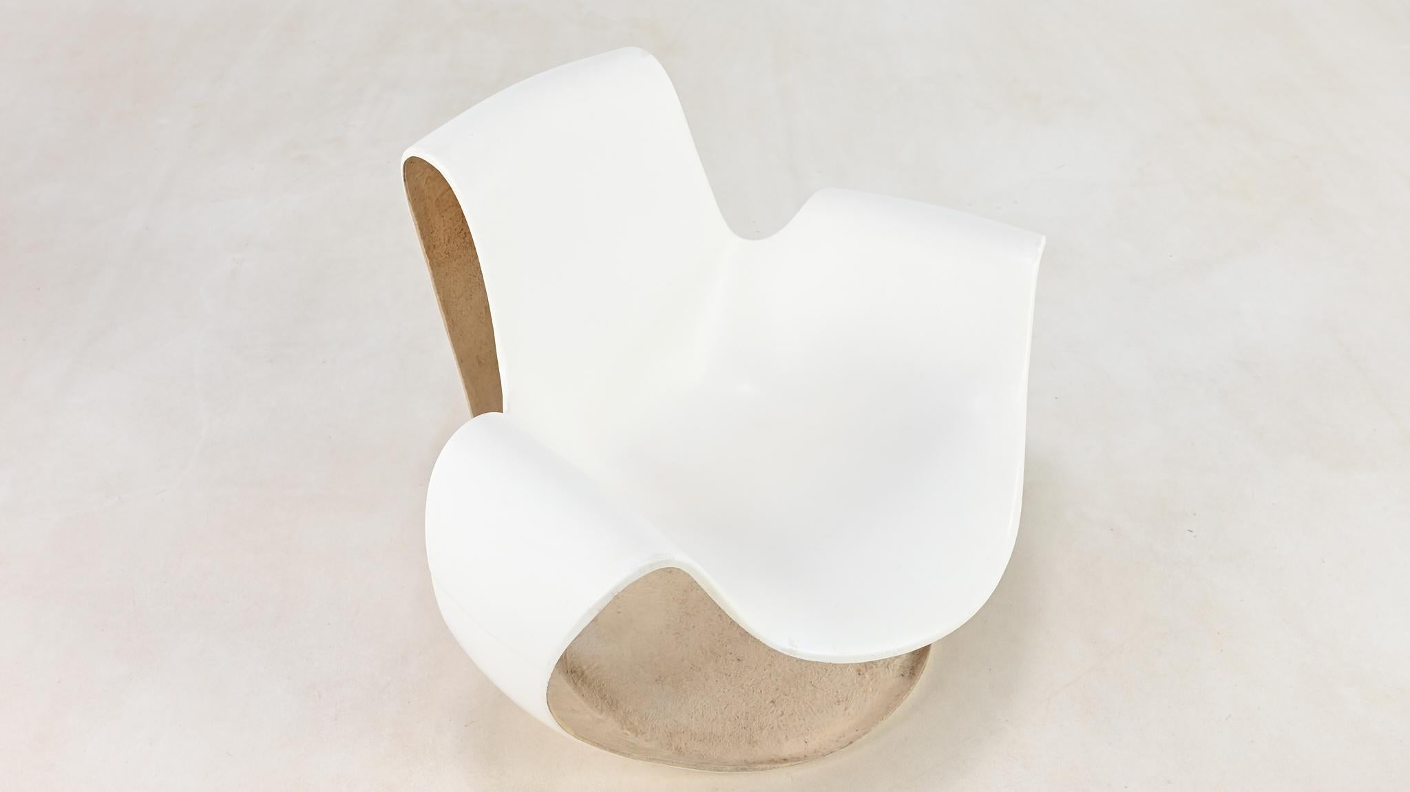 Danielle Quarante, Silla Albatros Para Aerotransportados, Fibra de vidrio, Resina Francia C.1965 en venta 8