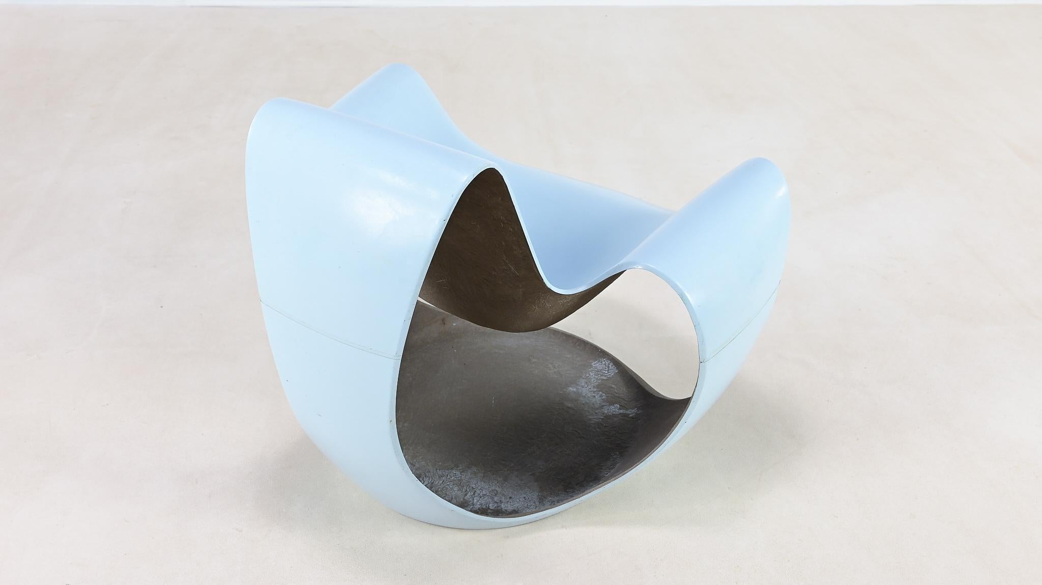 Danielle Quarante, Silla Albatros Para Aerotransportados, Fibra de vidrio, Resina Francia C.1965 en venta 8