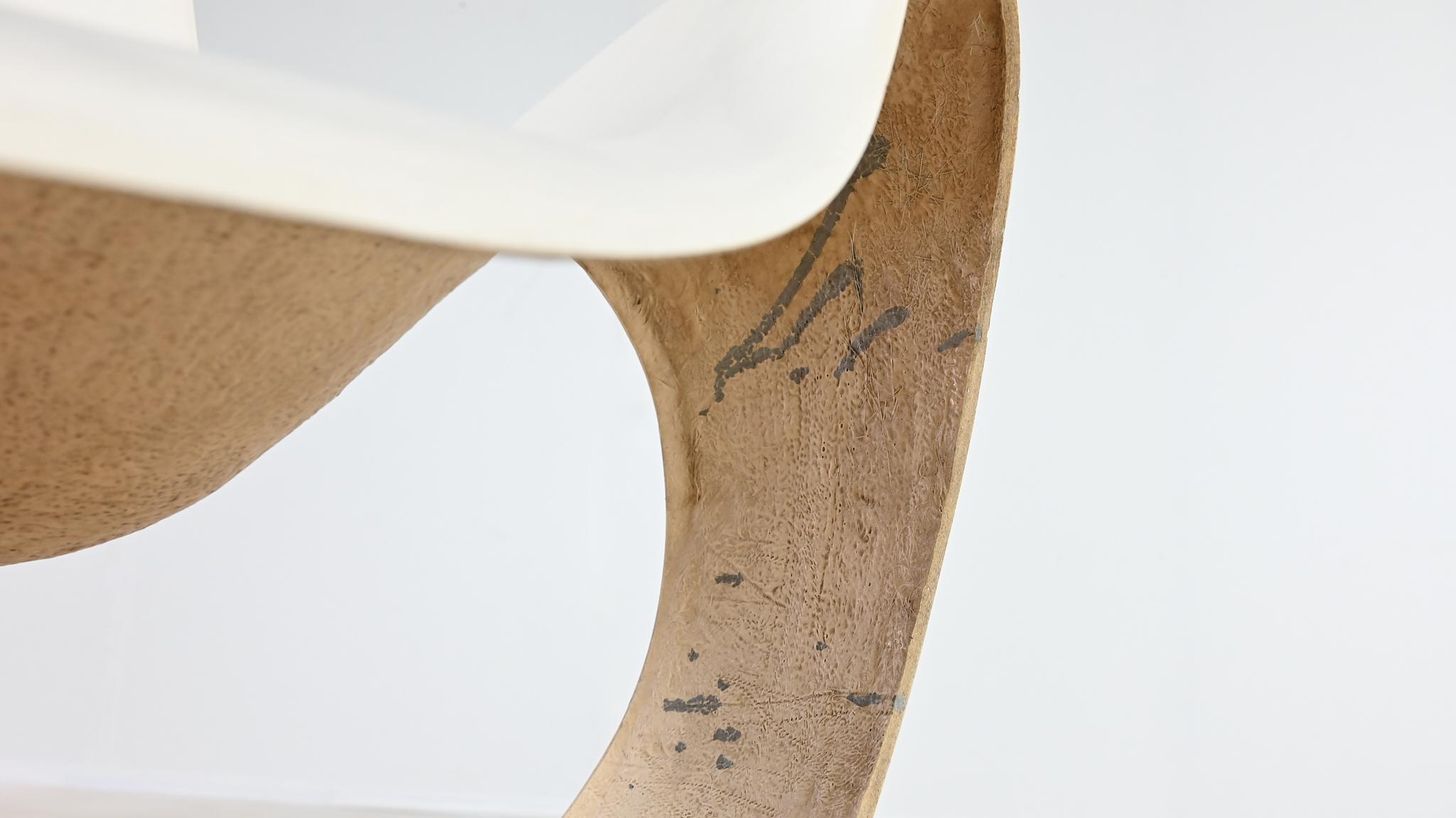Danielle Quarante, Silla Albatros Para Aerotransportados, Fibra de vidrio, Resina Francia C.1965 en venta 10