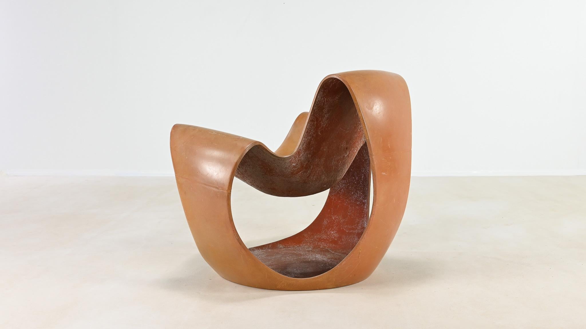 Danielle Quarante, Silla Albatros Para Aerotransportados, Fibra de vidrio, Resina Francia C.1965 en venta 10