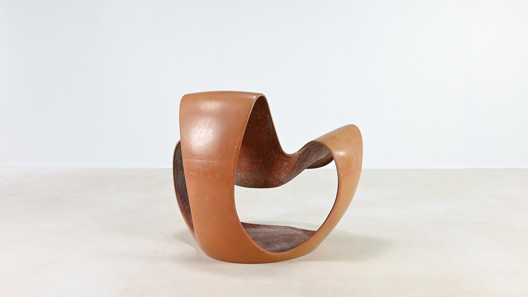 Danielle Quarante, Silla Albatros Para Aerotransportados, Fibra de vidrio, Resina Francia C.1965 Francés en venta