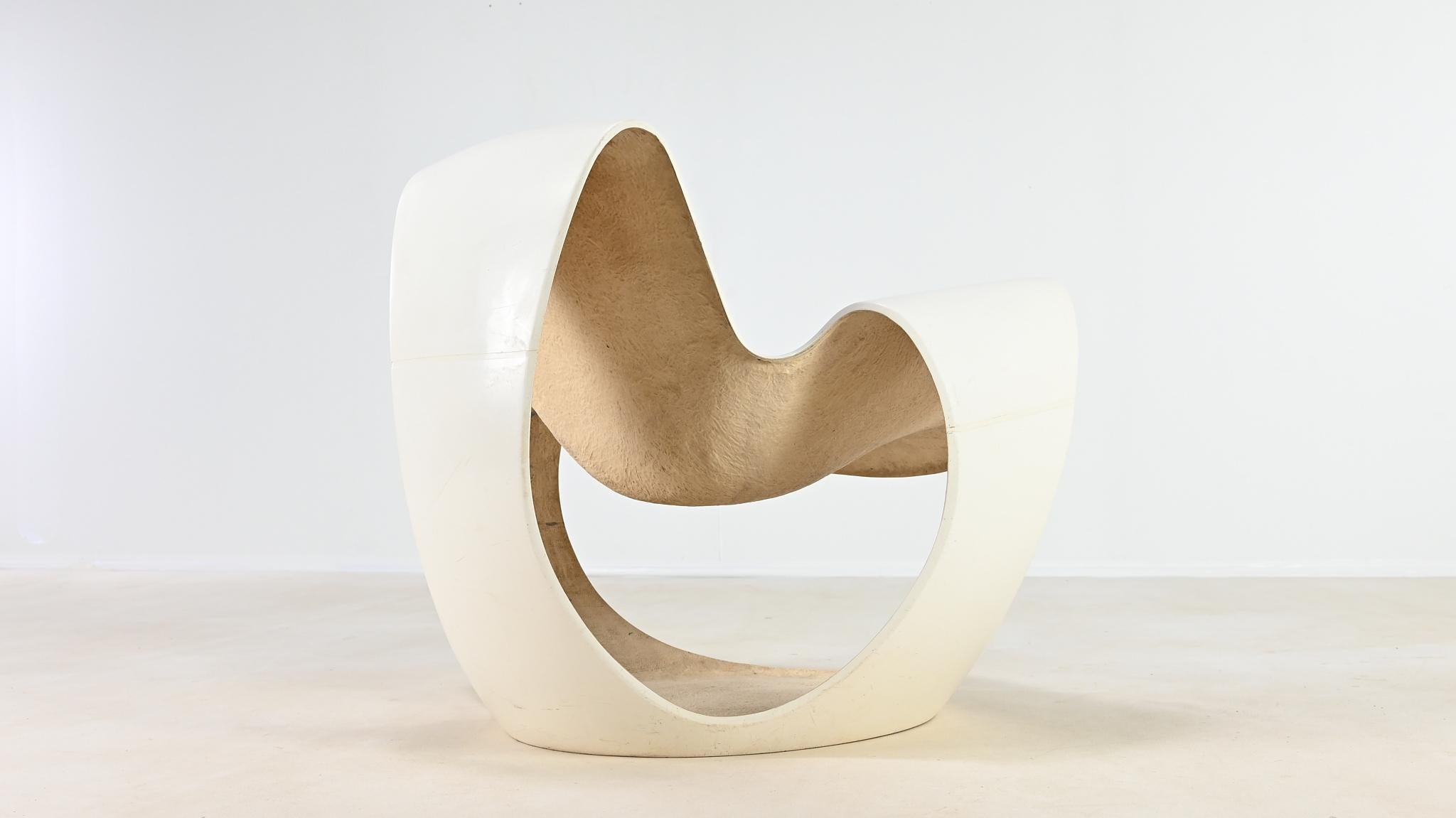 Danielle Quarante, Silla Albatros Para Aerotransportados, Fibra de vidrio, Resina Francia C.1965 en Bueno estado para la venta en Munster, NRW