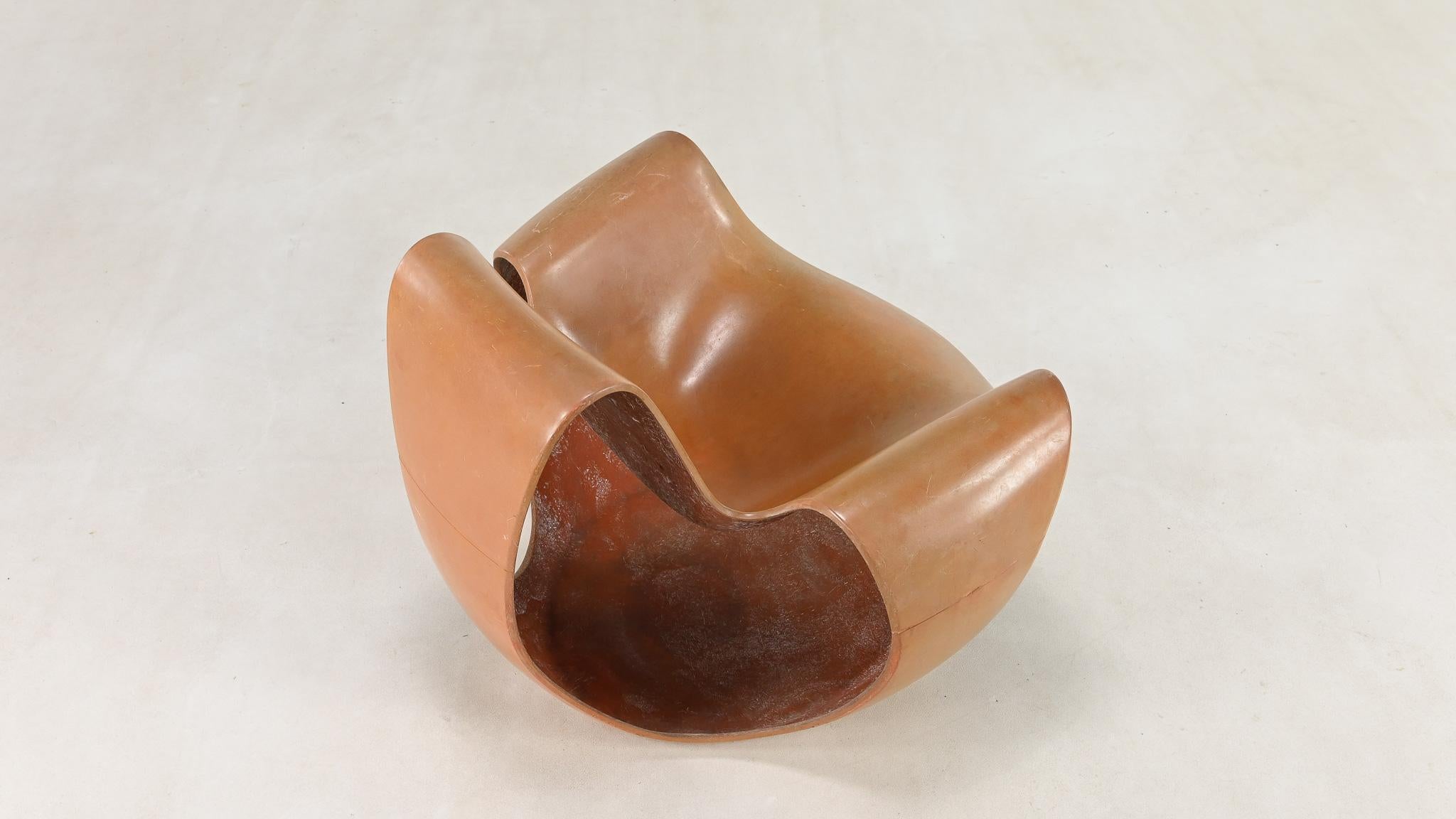 Danielle Quarante, Silla Albatros Para Aerotransportados, Fibra de vidrio, Resina Francia C.1965 mediados del siglo XX en venta