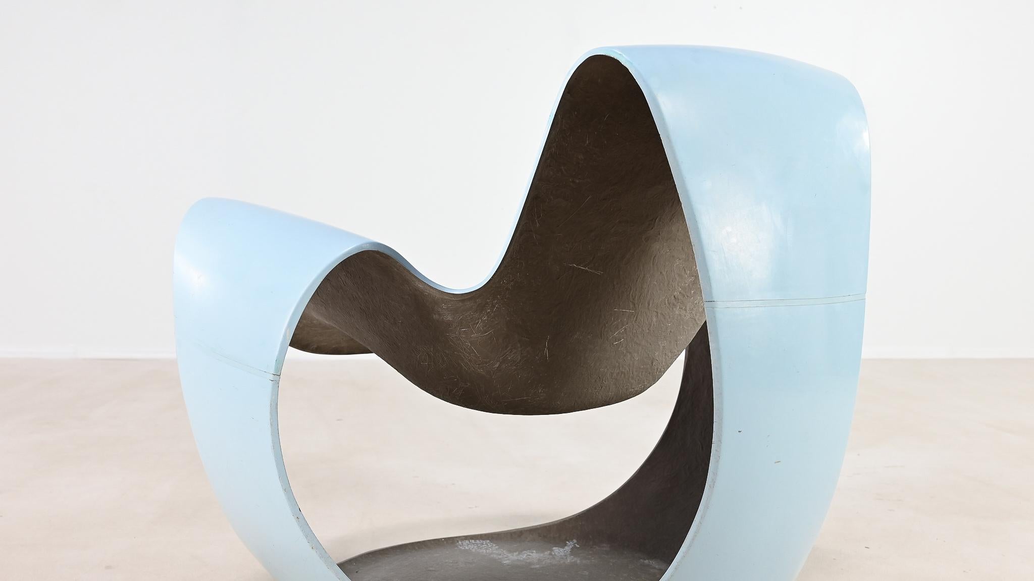 Danielle Quarante, Silla Albatros Para Aerotransportados, Fibra de vidrio, Resina Francia C.1965 en venta 1