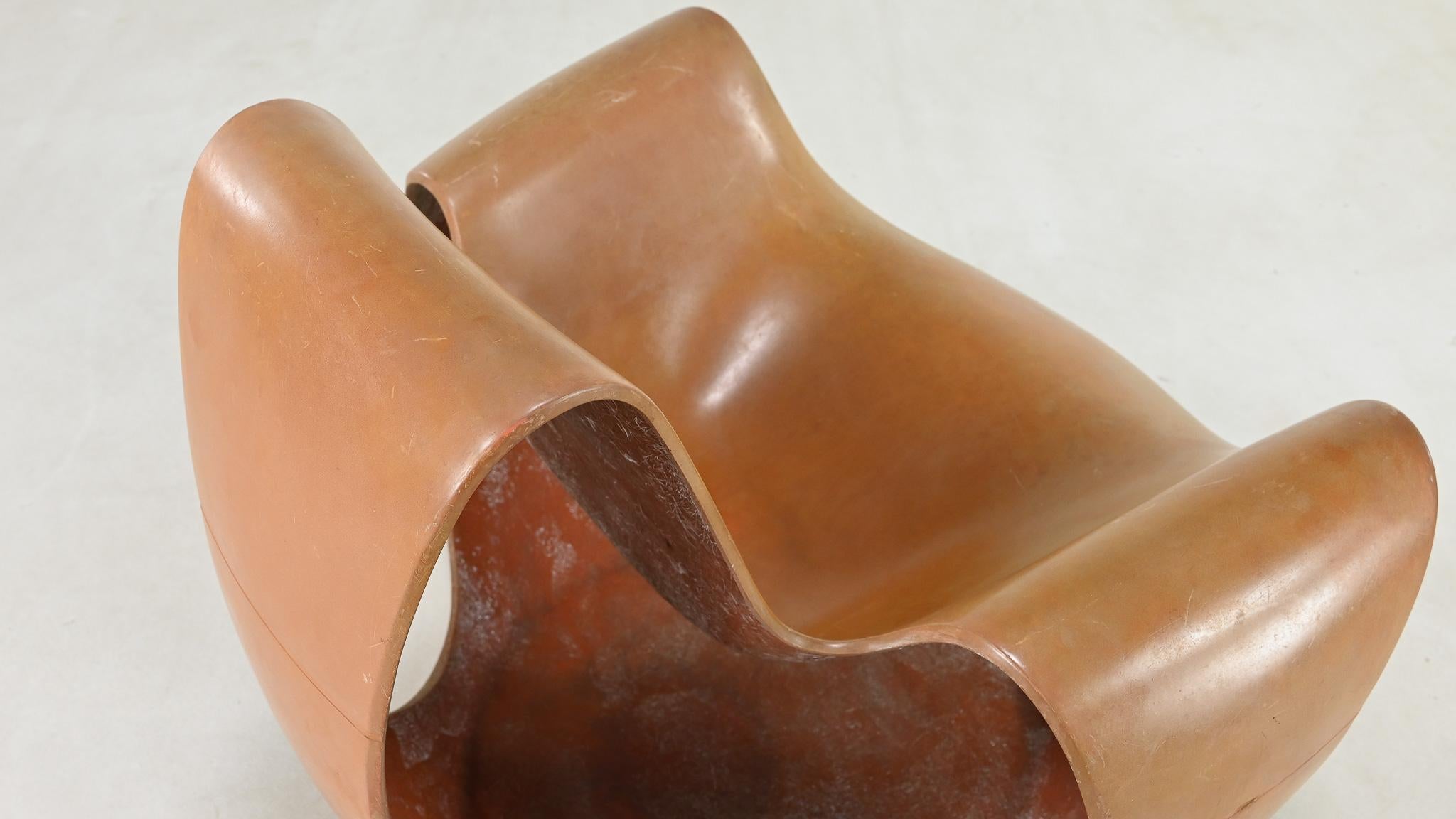 Danielle Quarante, Silla Albatros Para Aerotransportados, Fibra de vidrio, Resina Francia C.1965 en venta 1