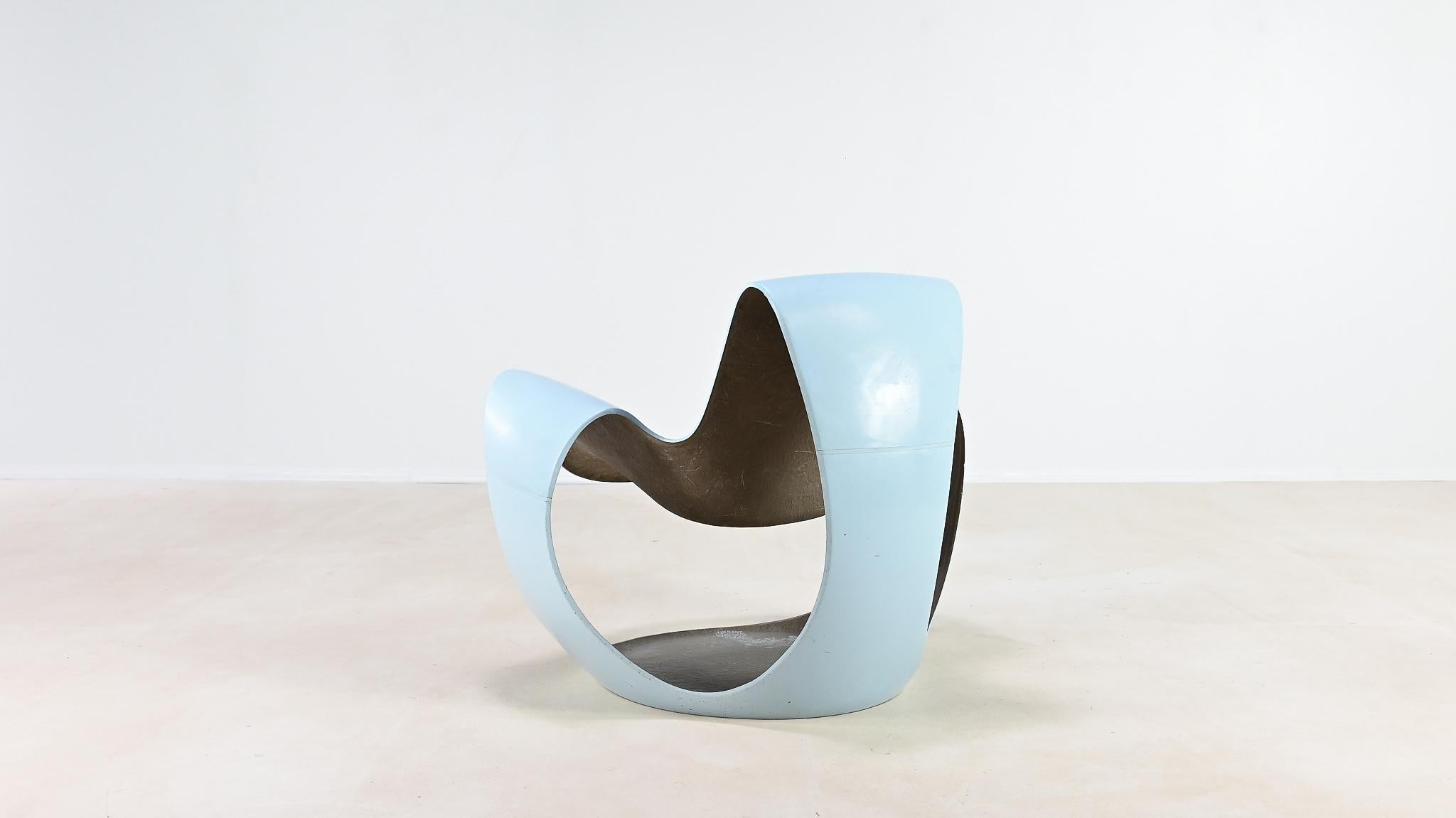 Danielle Quarante, Sedie da salotto Albatros, fibra di vetro e resina. Francia, C.C. 1965 In condizioni buone in vendita a Munster, NRW