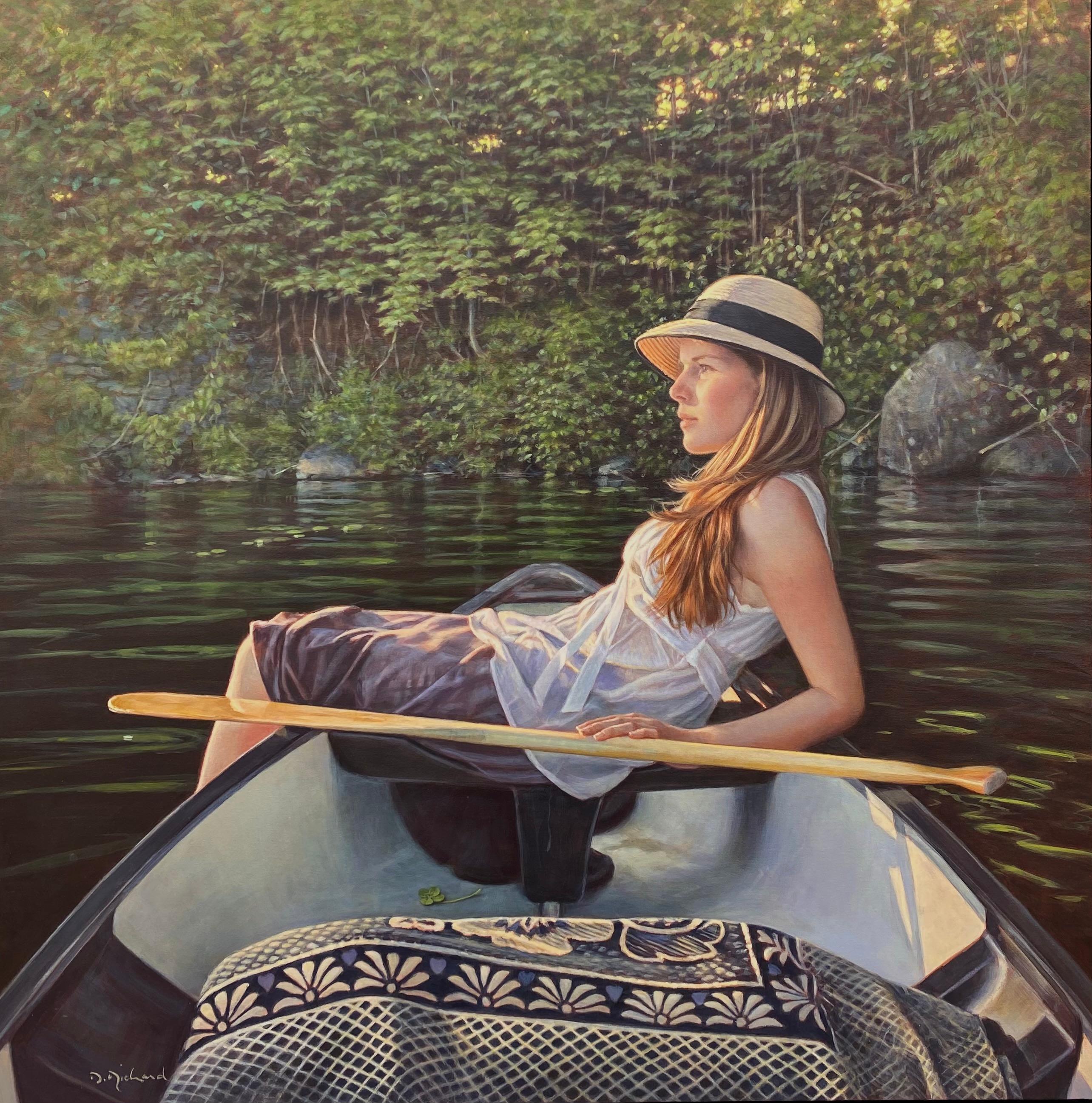 Sommeridylle (Realismus), Painting, von Danielle Richard