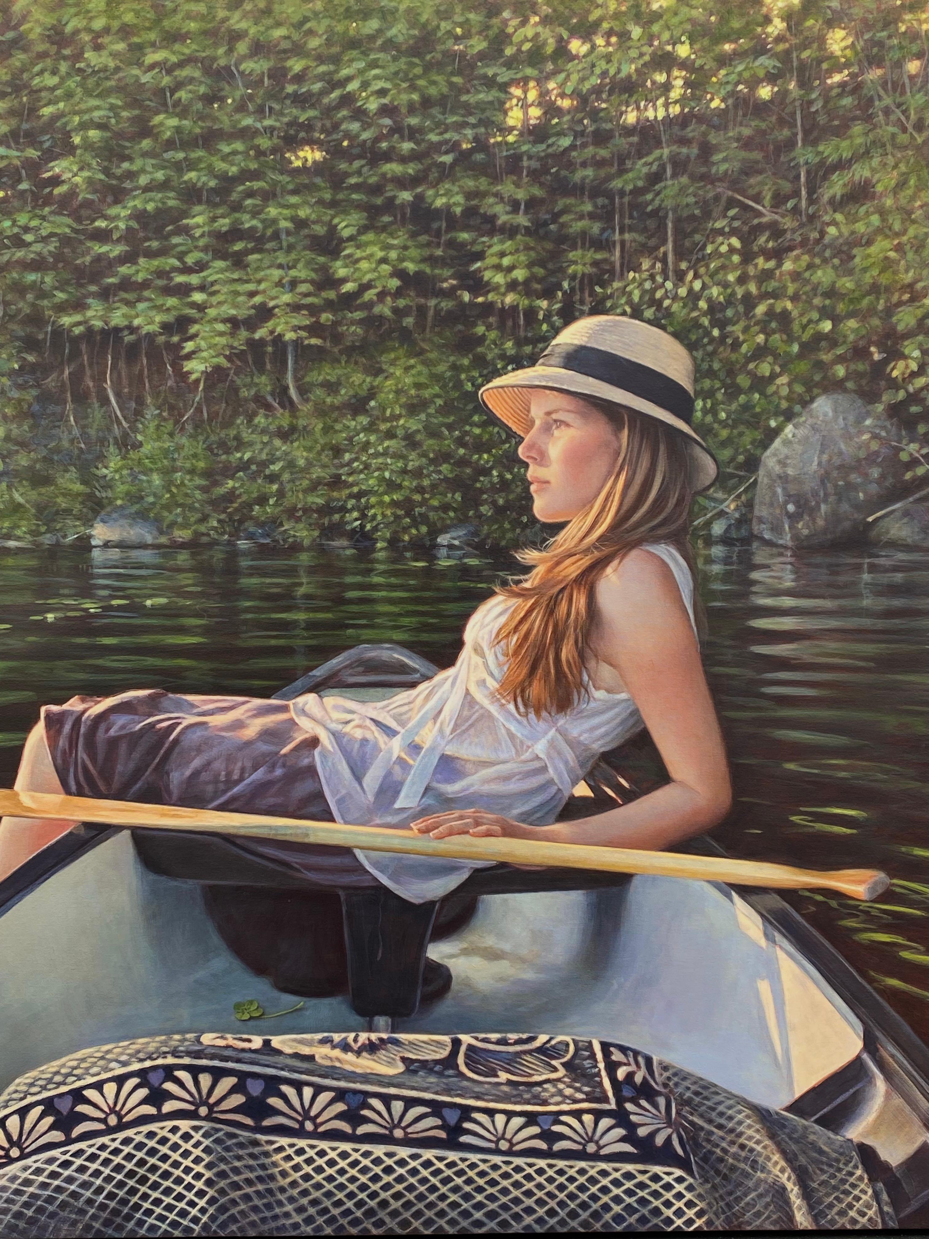 Beautifully executed original oil on canvas painting by the well known Canadian artist, Danielle Richard.  Signed by the artist lower left.  Condition is excellent. Titled “Summer Idyll”.  Provenance:  A Long Island, New York collector.

ARTIST