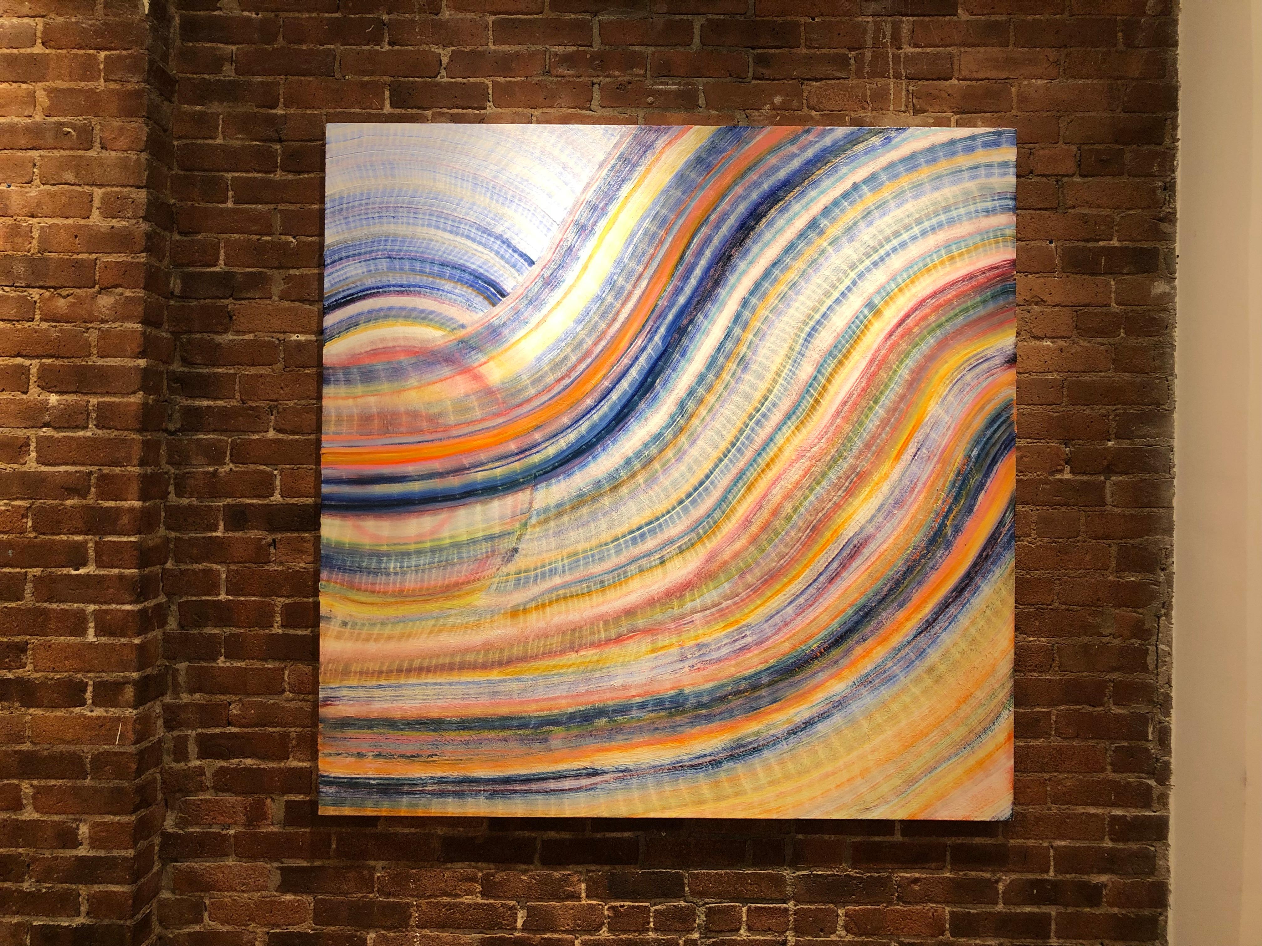 Danielle Riede’s abstract oil paintings are sublime in scale and in palette. These latest works expand on her interest in dance and movement expressed in luminous color. Fascinated by the ephemerality of movement, Danielle Riede physicalizes the